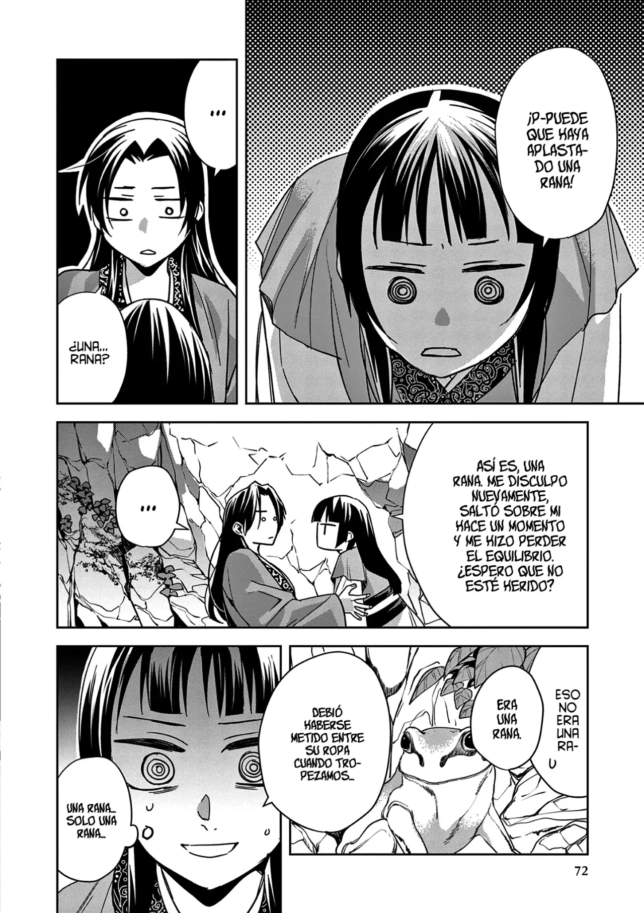 Los Diarios de la Boticaria. – El Diario de los Misterios del Palacio Interior de MaoMao. Capitulo 51: El Secreto de Jinshi. página 37