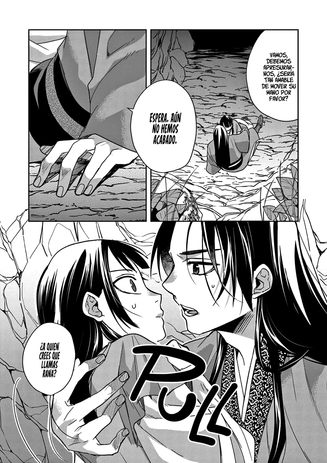 Los Diarios de la Boticaria. – El Diario de los Misterios del Palacio Interior de MaoMao. Capitulo 51: El Secreto de Jinshi. página 38