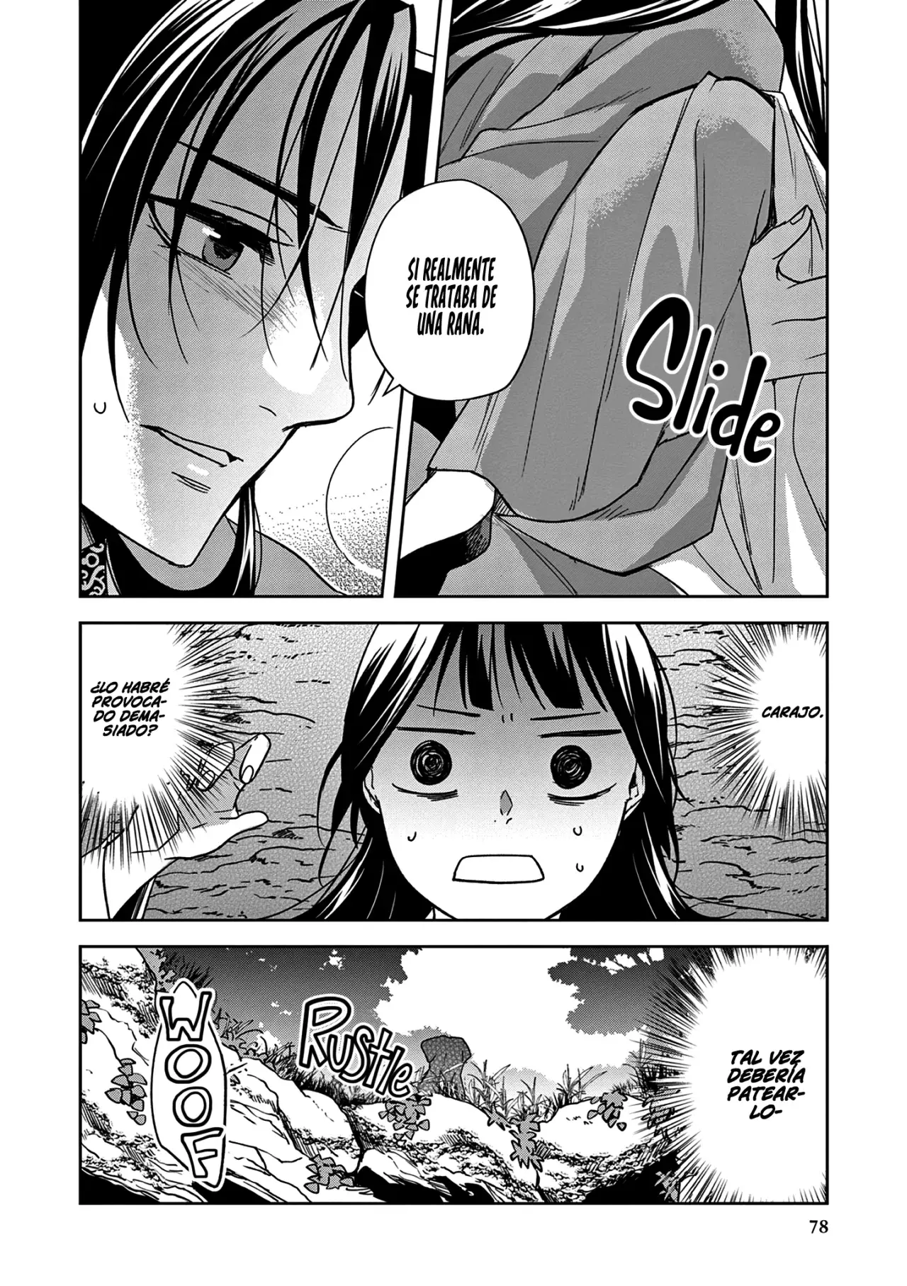 Los Diarios de la Boticaria. – El Diario de los Misterios del Palacio Interior de MaoMao. Capitulo 51: El Secreto de Jinshi. página 42