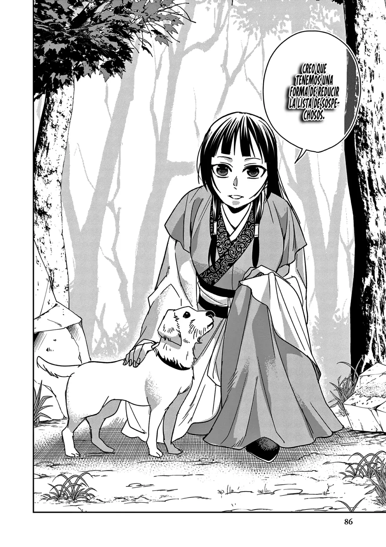 Los Diarios de la Boticaria. – El Diario de los Misterios del Palacio Interior de MaoMao. Capitulo 51: El Secreto de Jinshi. página 50