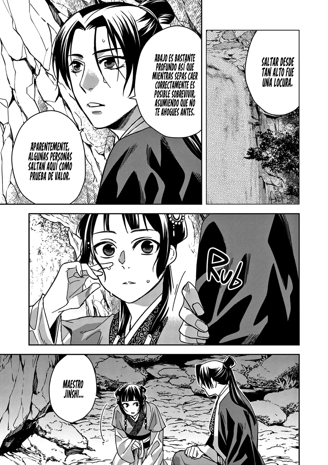 Los Diarios de la Boticaria. – El Diario de los Misterios del Palacio Interior de MaoMao. Capitulo 51: El Secreto de Jinshi. página 9