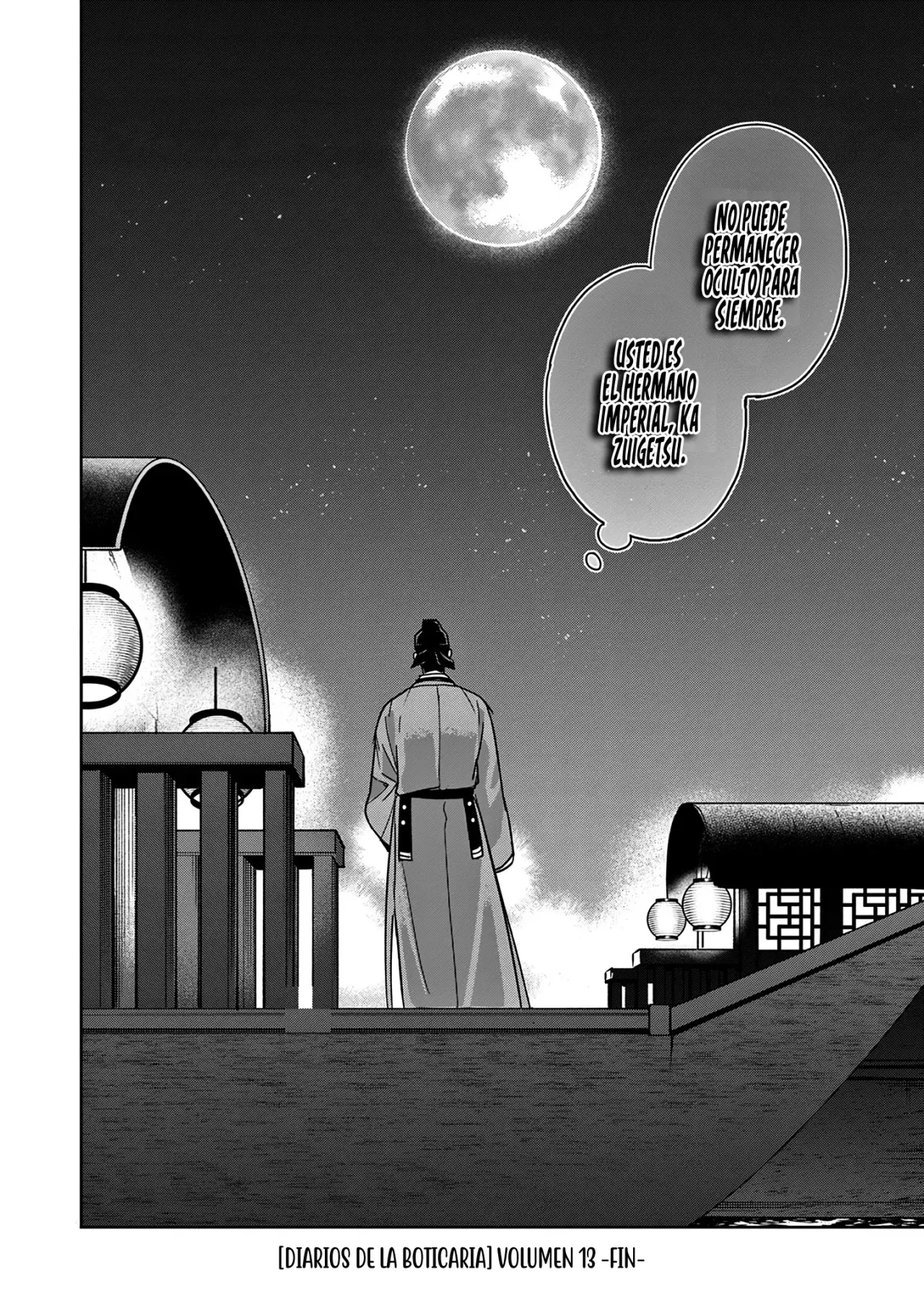 Los Diarios de la Boticaria. – El Diario de los Misterios del Palacio Interior de MaoMao. Capitulo 53: El Príncipe Lunar. página 40
