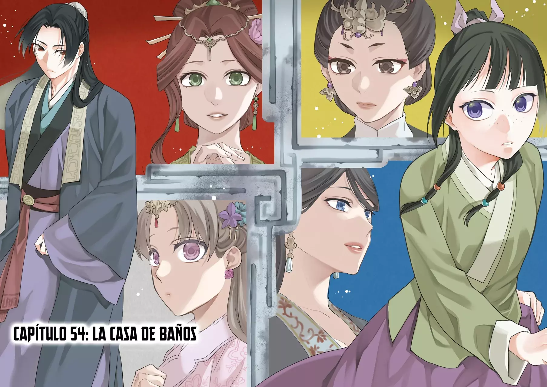 Los Diarios de la Boticaria. – El Diario de los Misterios del Palacio Interior de MaoMao. Capitulo 54: La Casa de Baños. página 6