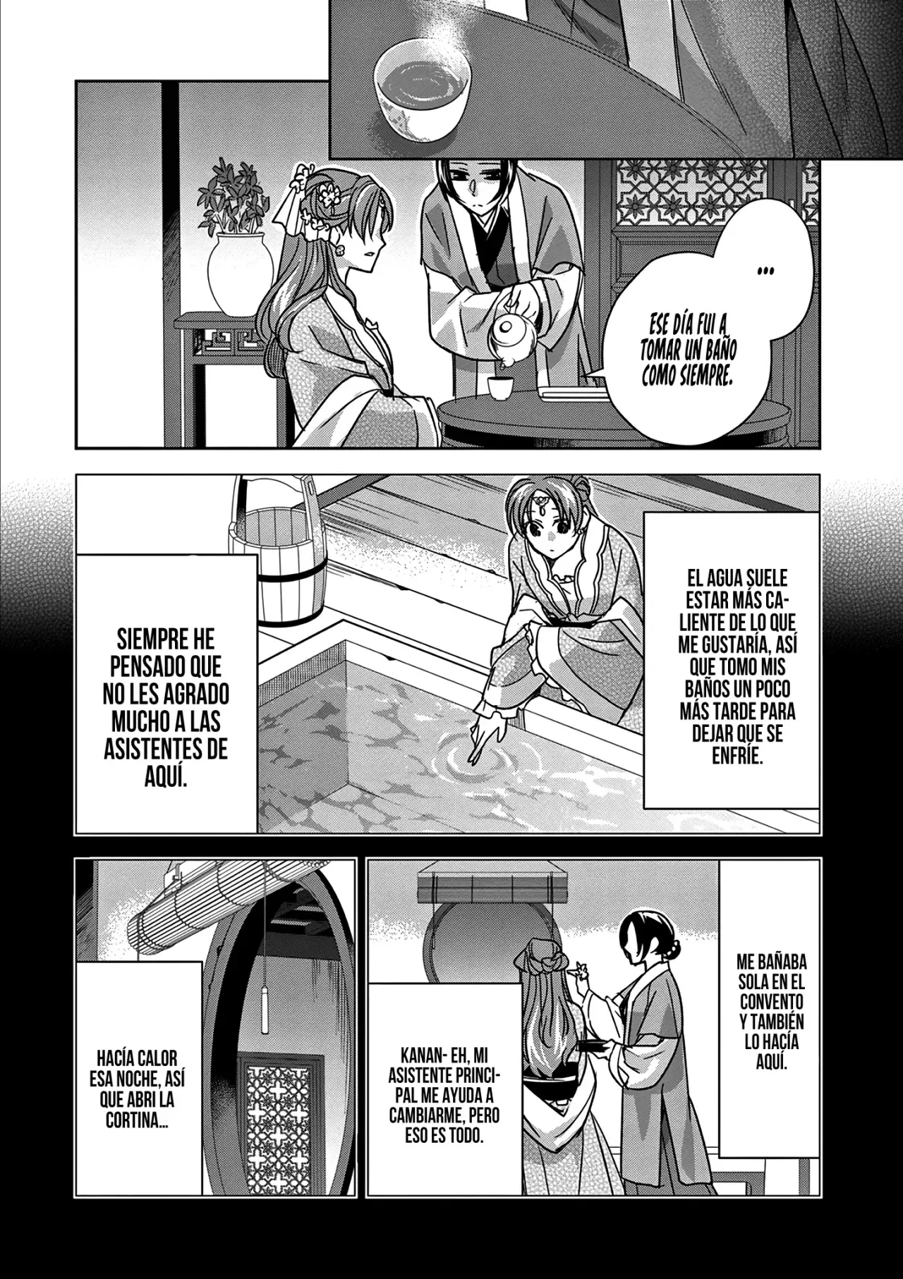 Los Diarios de la Boticaria. – El Diario de los Misterios del Palacio Interior de MaoMao. Capitulo 55: Seki'u. página 38
