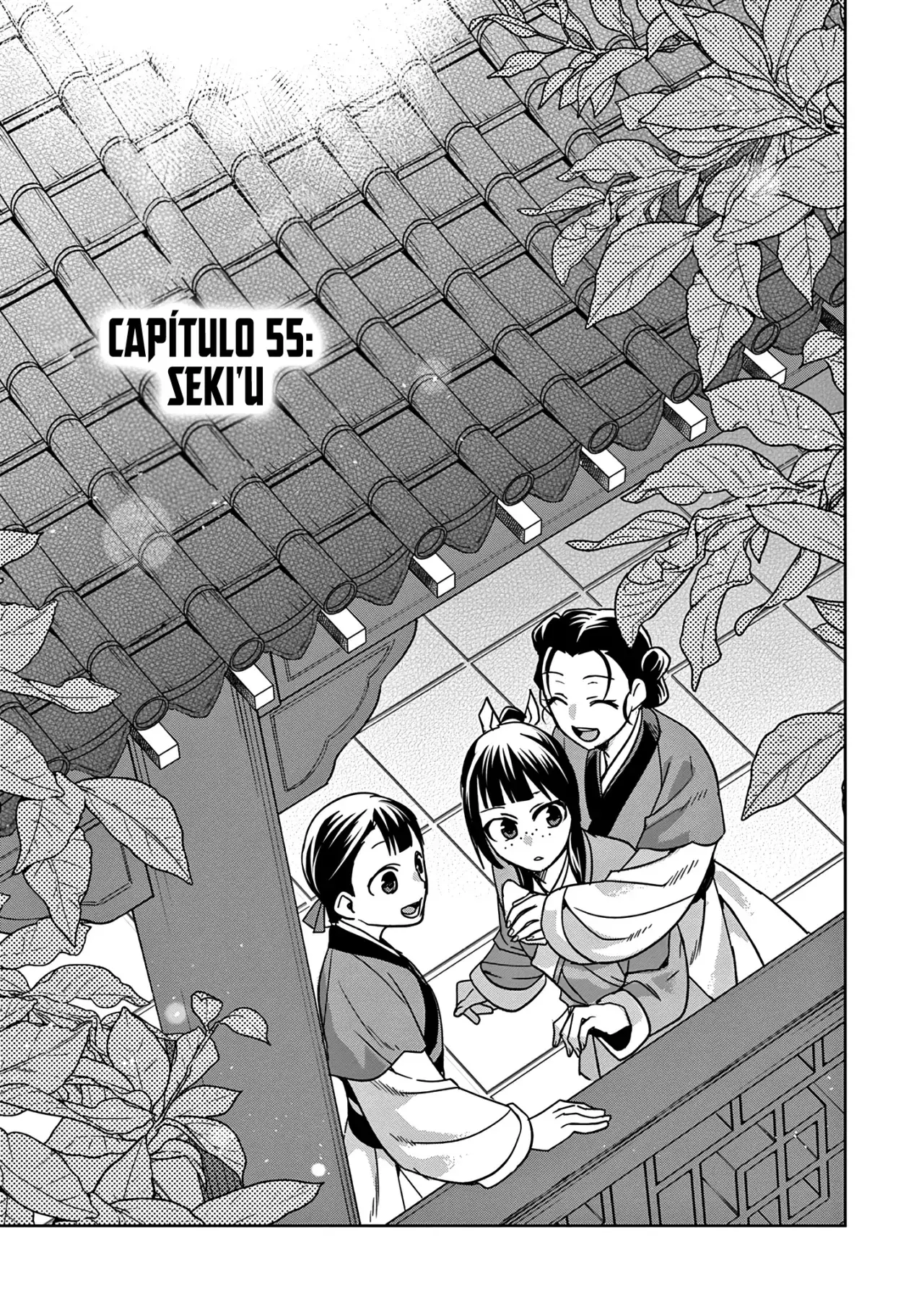 Los Diarios de la Boticaria. – El Diario de los Misterios del Palacio Interior de MaoMao. Capitulo 55: Seki'u. página 5