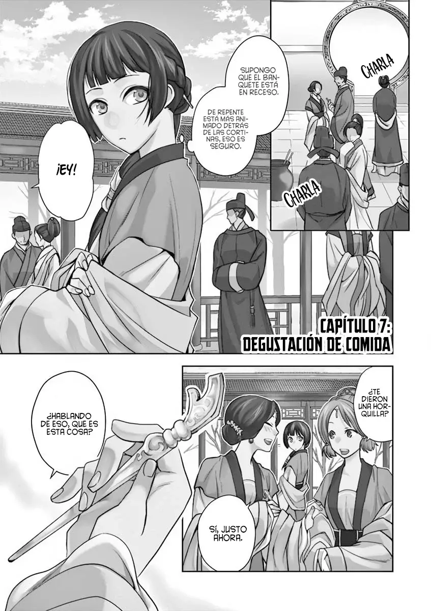 Los Diarios de la Boticaria. – El Diario de los Misterios del Palacio Interior de MaoMao. Capitulo 7: Degustación de Comida. página 4