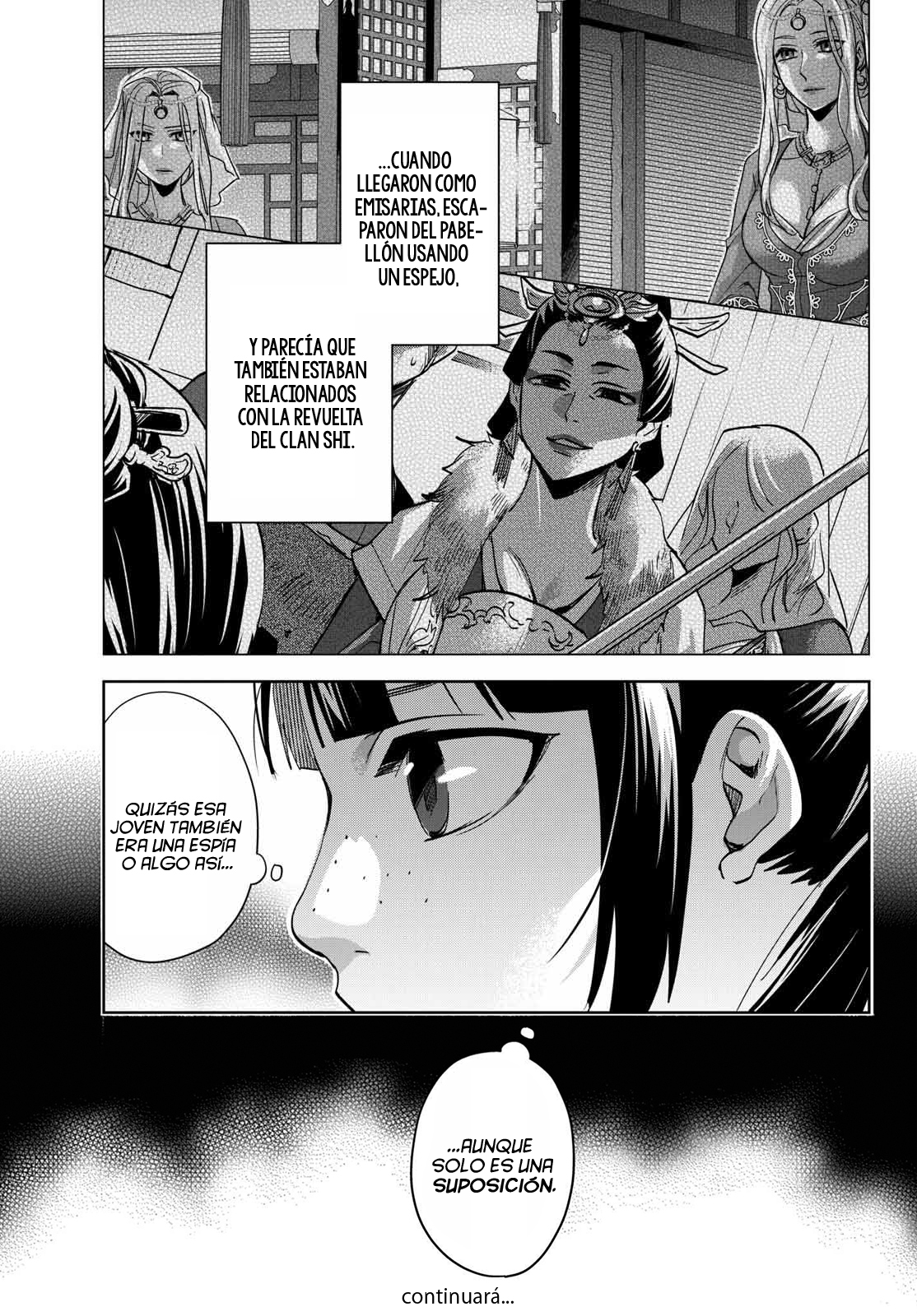 Los Diarios de la Boticaria. – El Diario de los Misterios del Palacio Interior de MaoMao. Capitulo 88 página 28