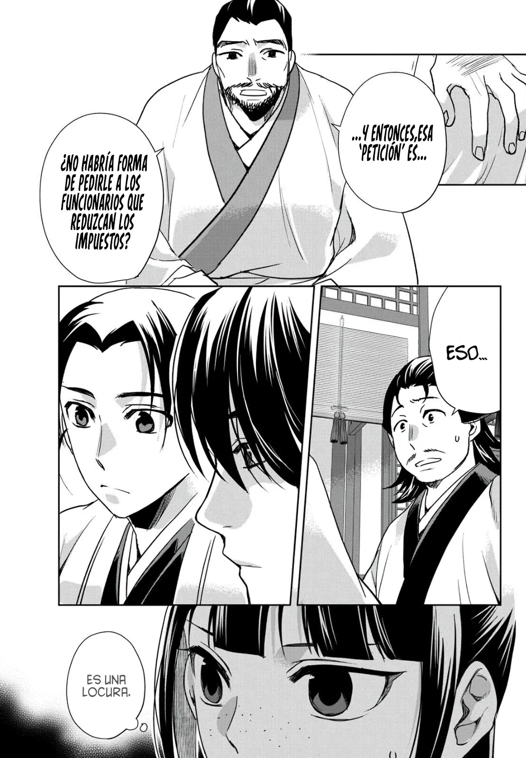 Los Diarios de la Boticaria. – El Diario de los Misterios del Palacio Interior de MaoMao. Capitulo 97 página 27