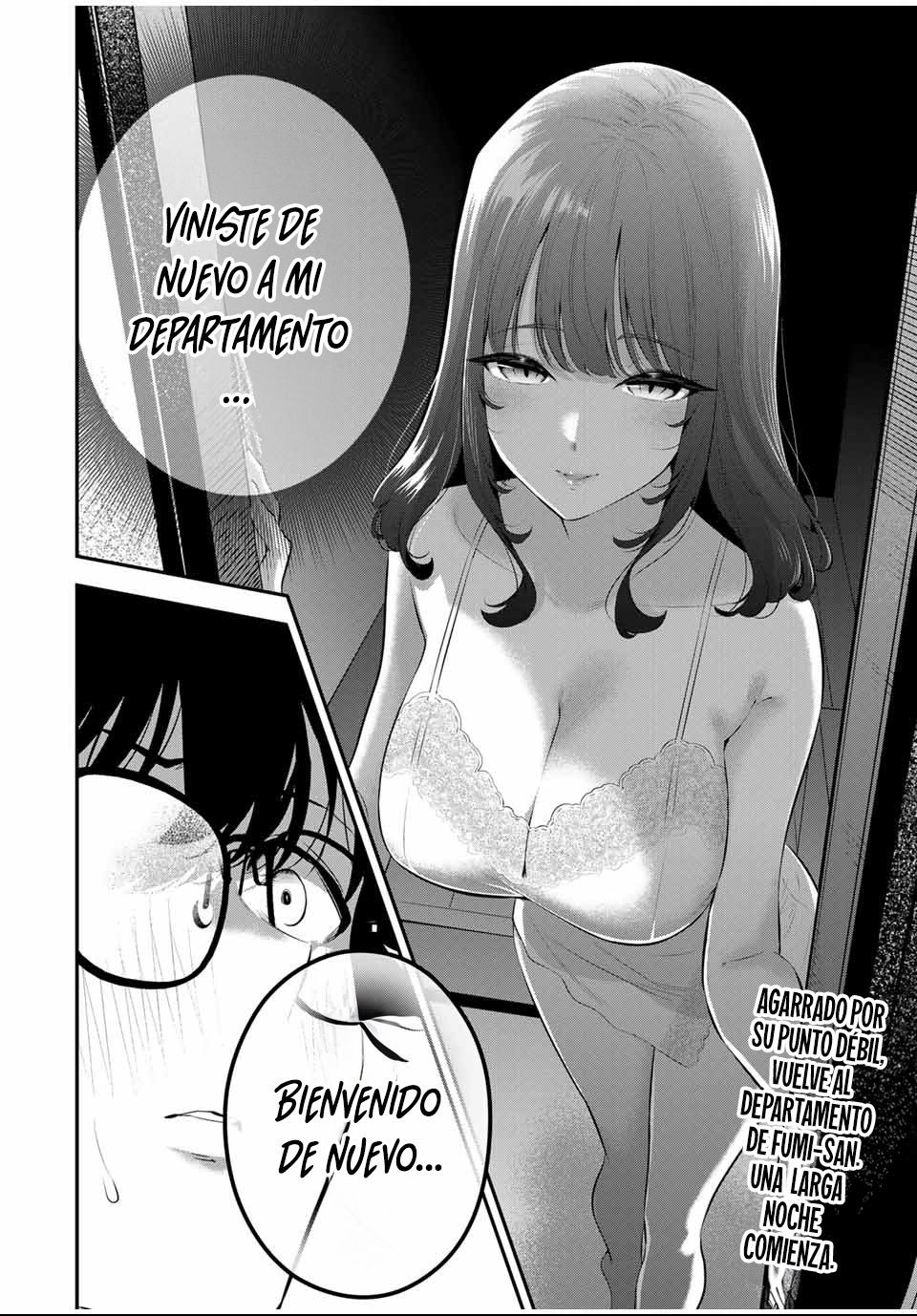 Buenas noches Fumi-san Capitulo 3: Volverás a esta habitación página 22