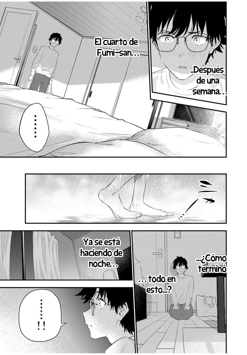 Buenas noches Fumi-san Capitulo 4: Bienvenido de vuelta página 12