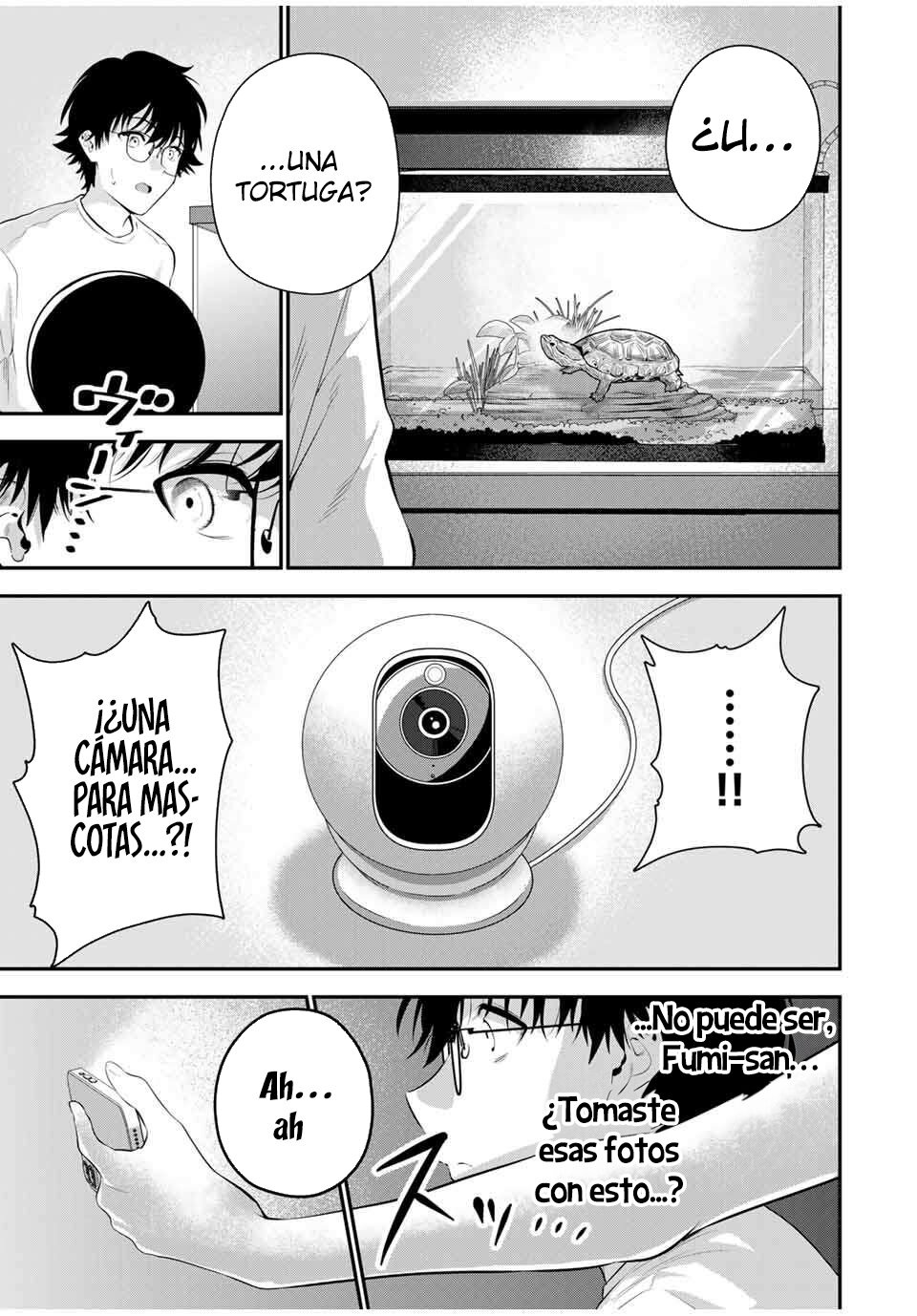 Buenas noches Fumi-san Capitulo 4: Bienvenido de vuelta página 14