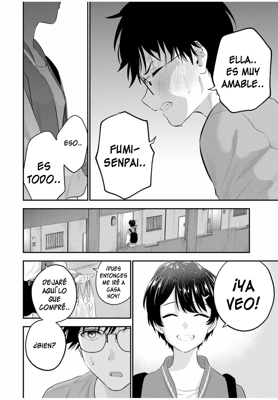 Buenas noches Fumi-san Capitulo 8: ¿Te van a descubrir? página 15