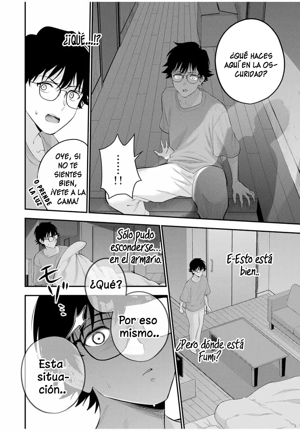Buenas noches Fumi-san Capitulo 8: ¿Te van a descubrir? página 17