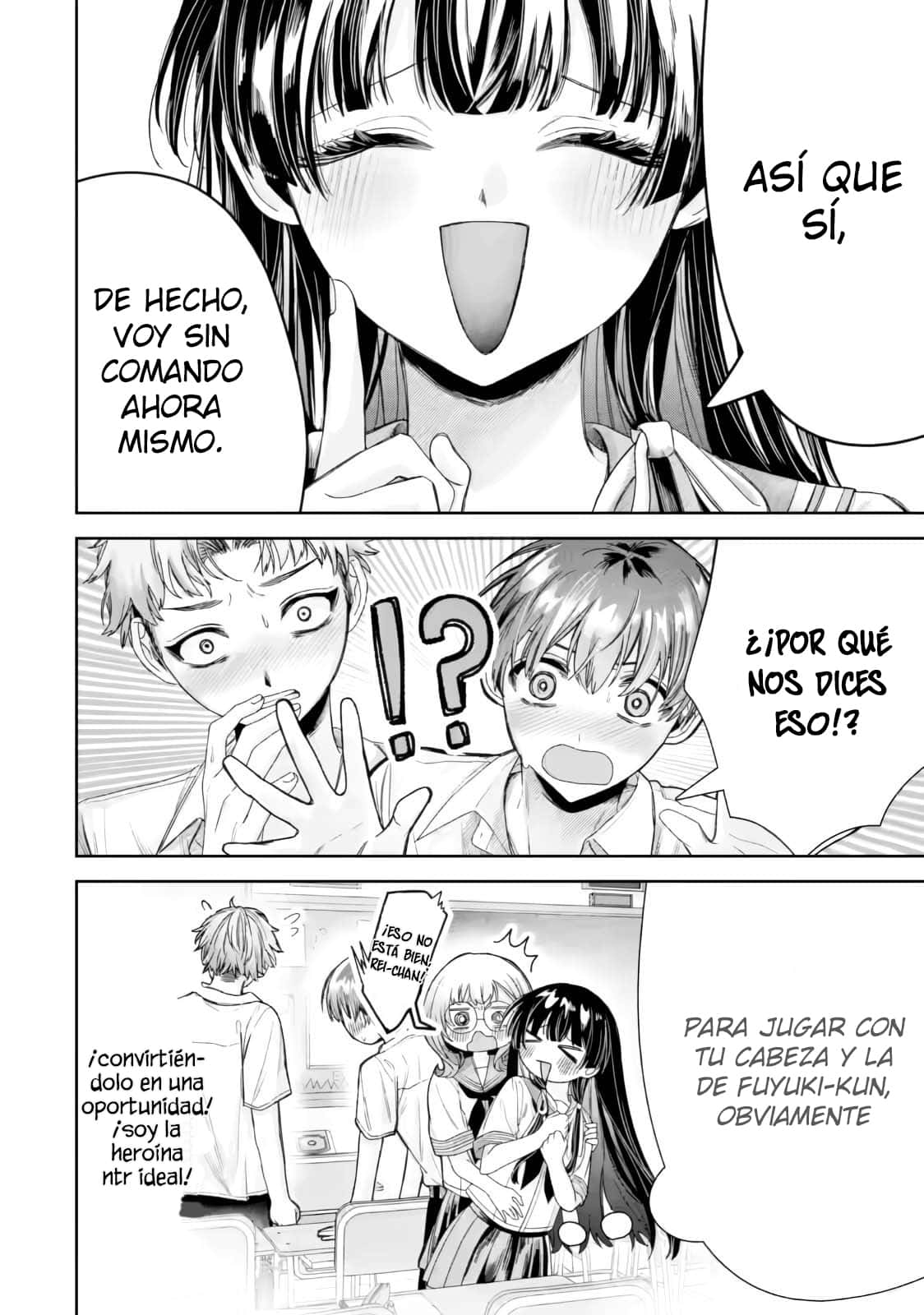 La hermosa chica (TS), Netora Reiko quiere ser robada Capitulo 4 página 35