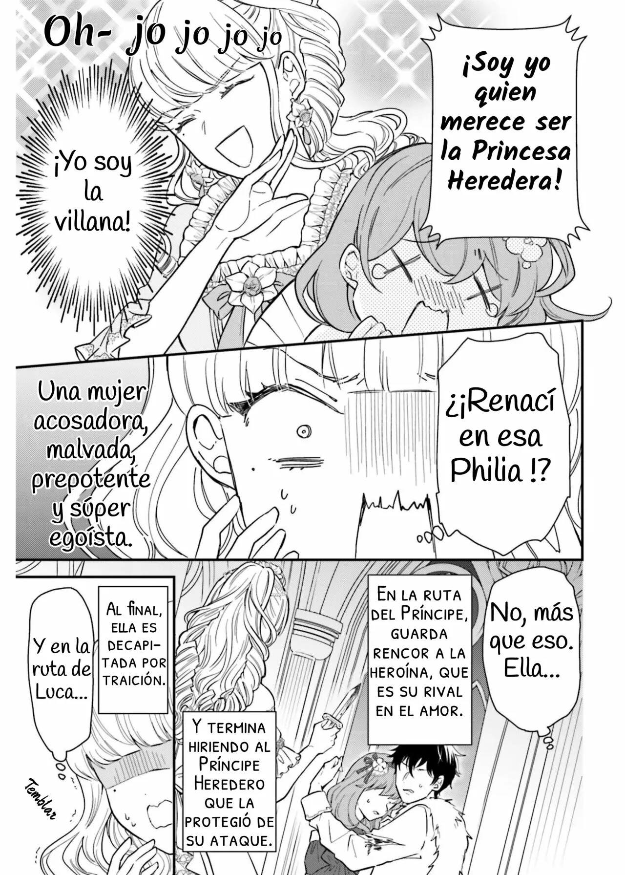 El fracaso de la villana, Lady Philia De La Rove Capitulo 1 página 15