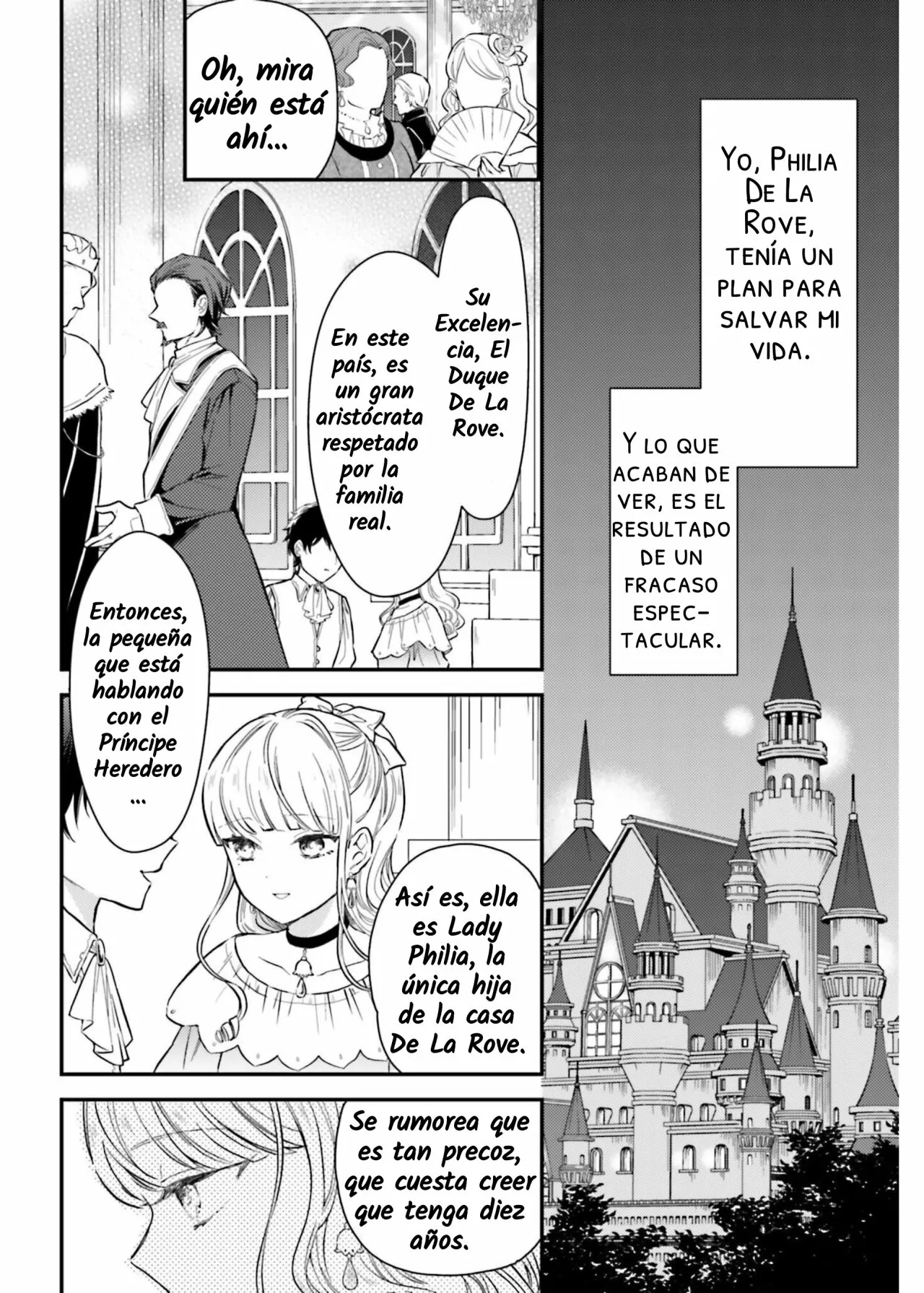El fracaso de la villana, Lady Philia De La Rove Capitulo 1 página 8