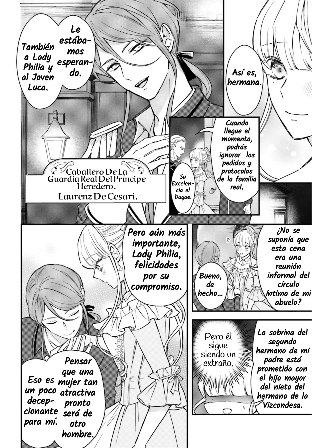 El fracaso de la villana, Lady Philia De La Rove Capitulo 3 página 13