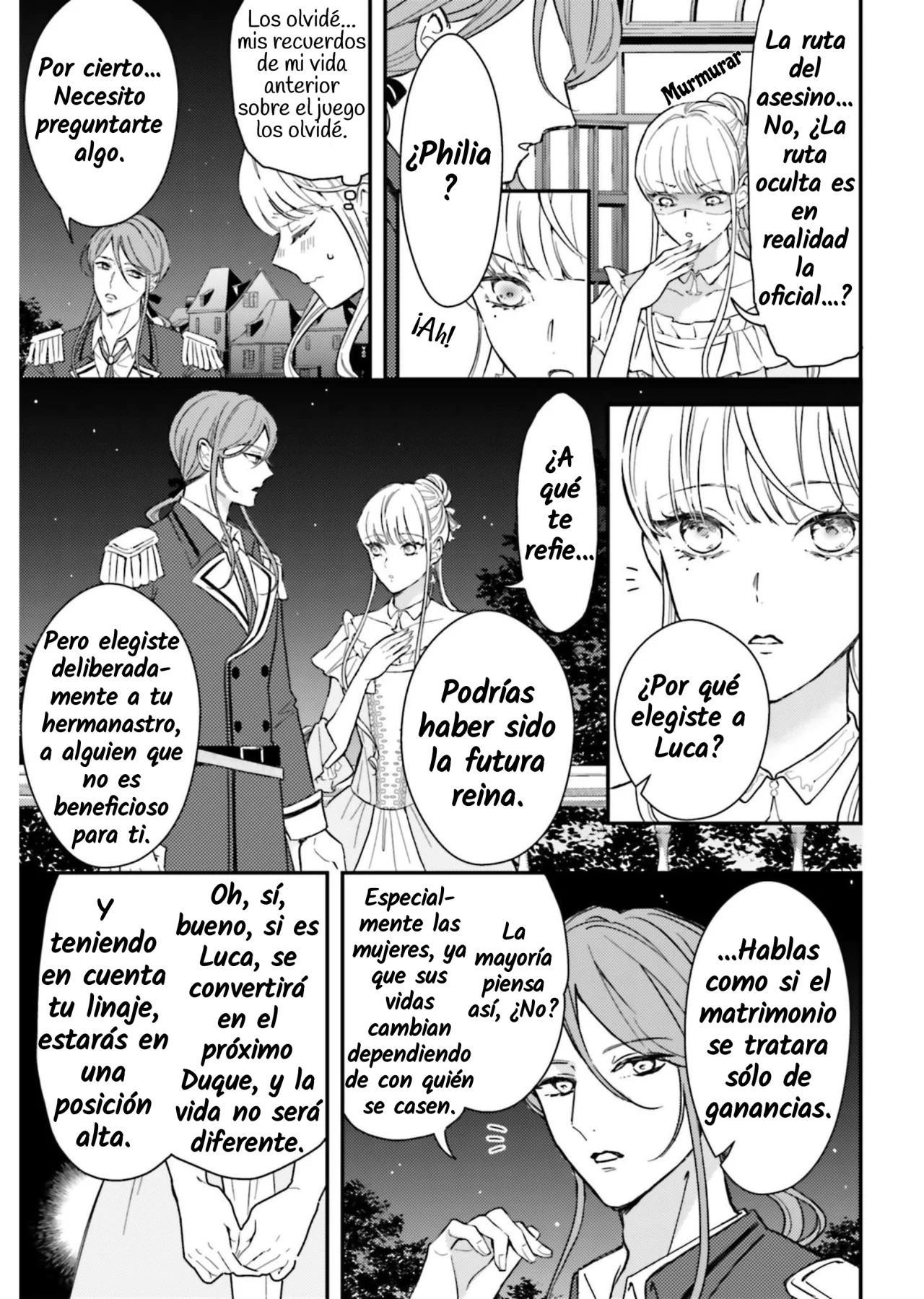 El fracaso de la villana, Lady Philia De La Rove Capitulo 3 página 18