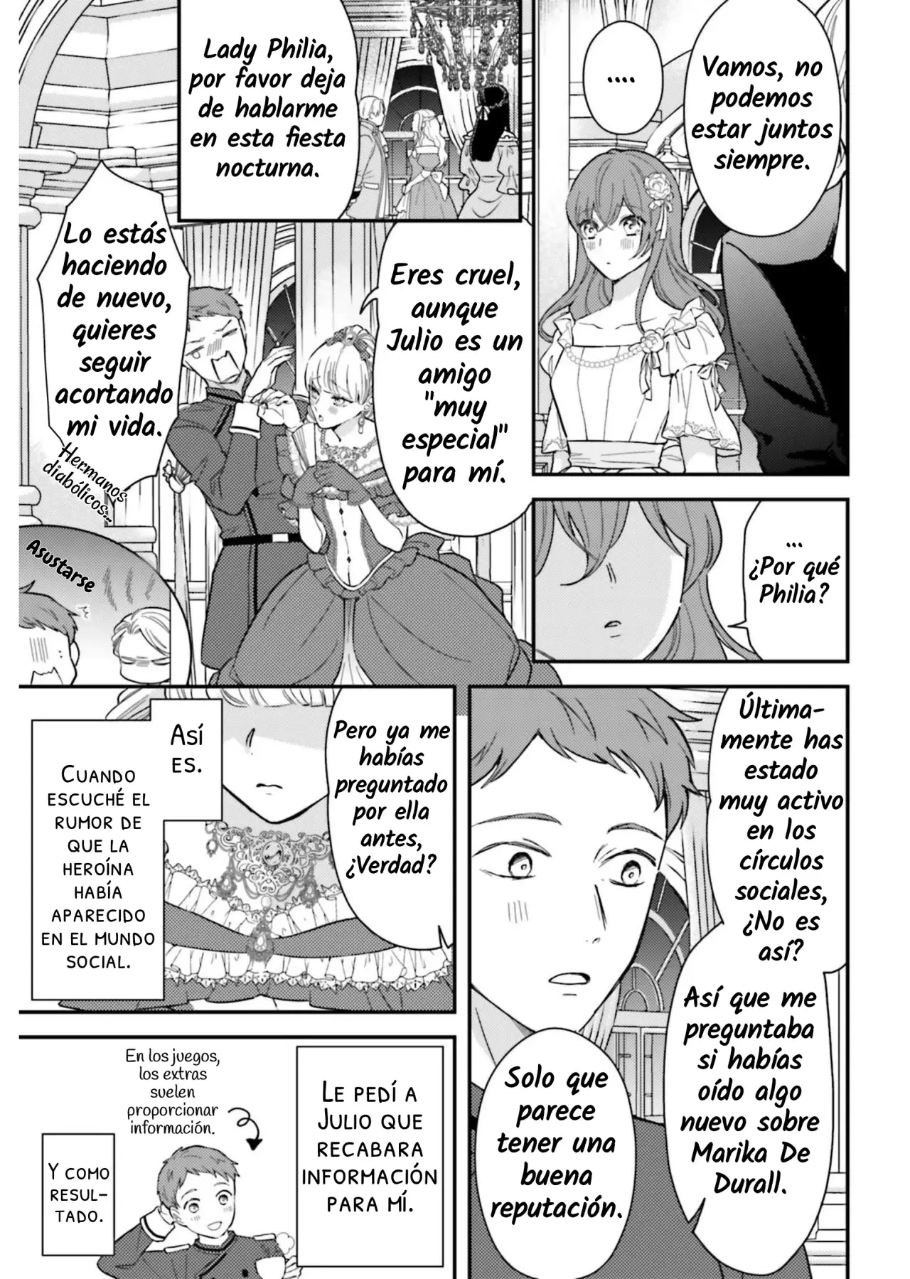 El fracaso de la villana, Lady Philia De La Rove Capitulo 4 página 10