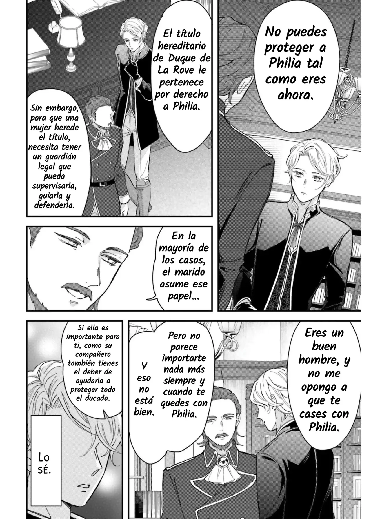 El fracaso de la villana, Lady Philia De La Rove Capitulo 7 página 18
