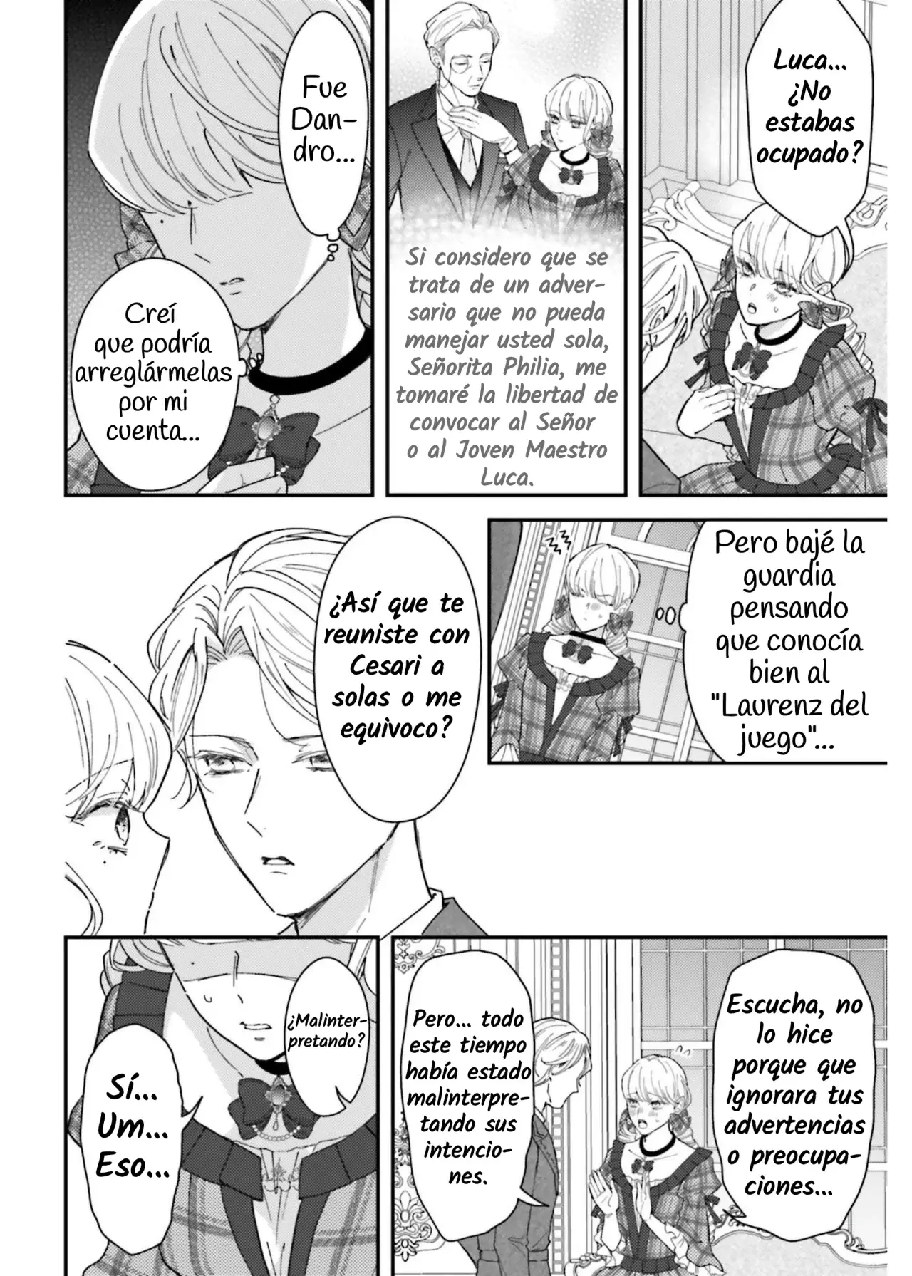 El fracaso de la villana, Lady Philia De La Rove Capitulo 8 página 34
