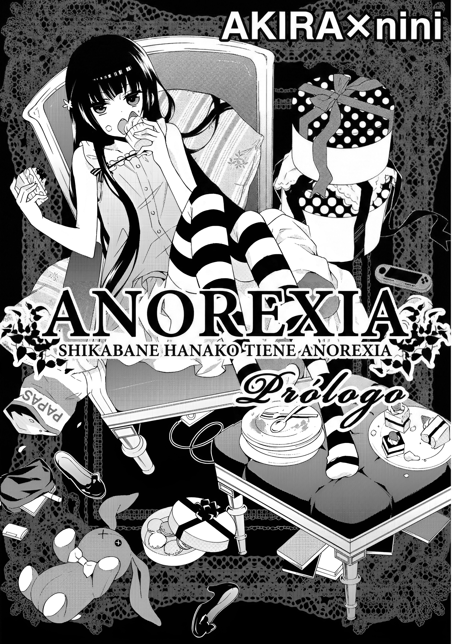 Anorexia – Shikabane Hanako wa Kyoshokushou Capitulo 0 página 7