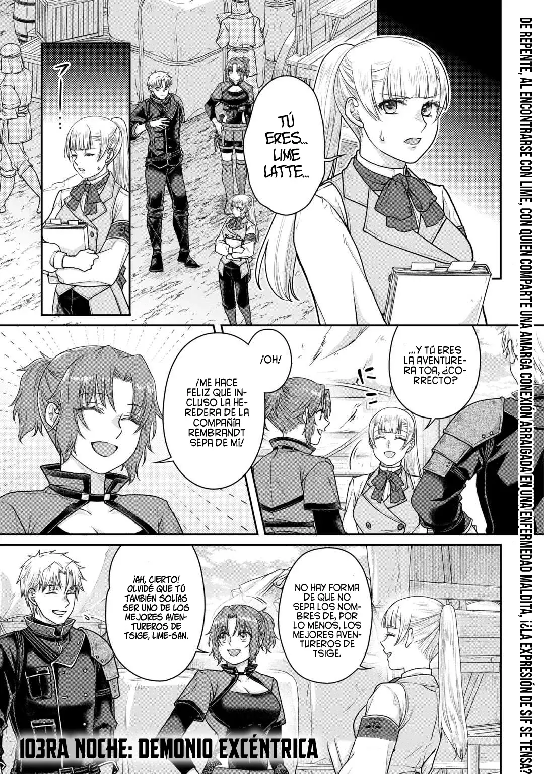 Tsuki ga Michibiku Isekai Douchuu Capitulo 103: Demonio Excéntrica página 4