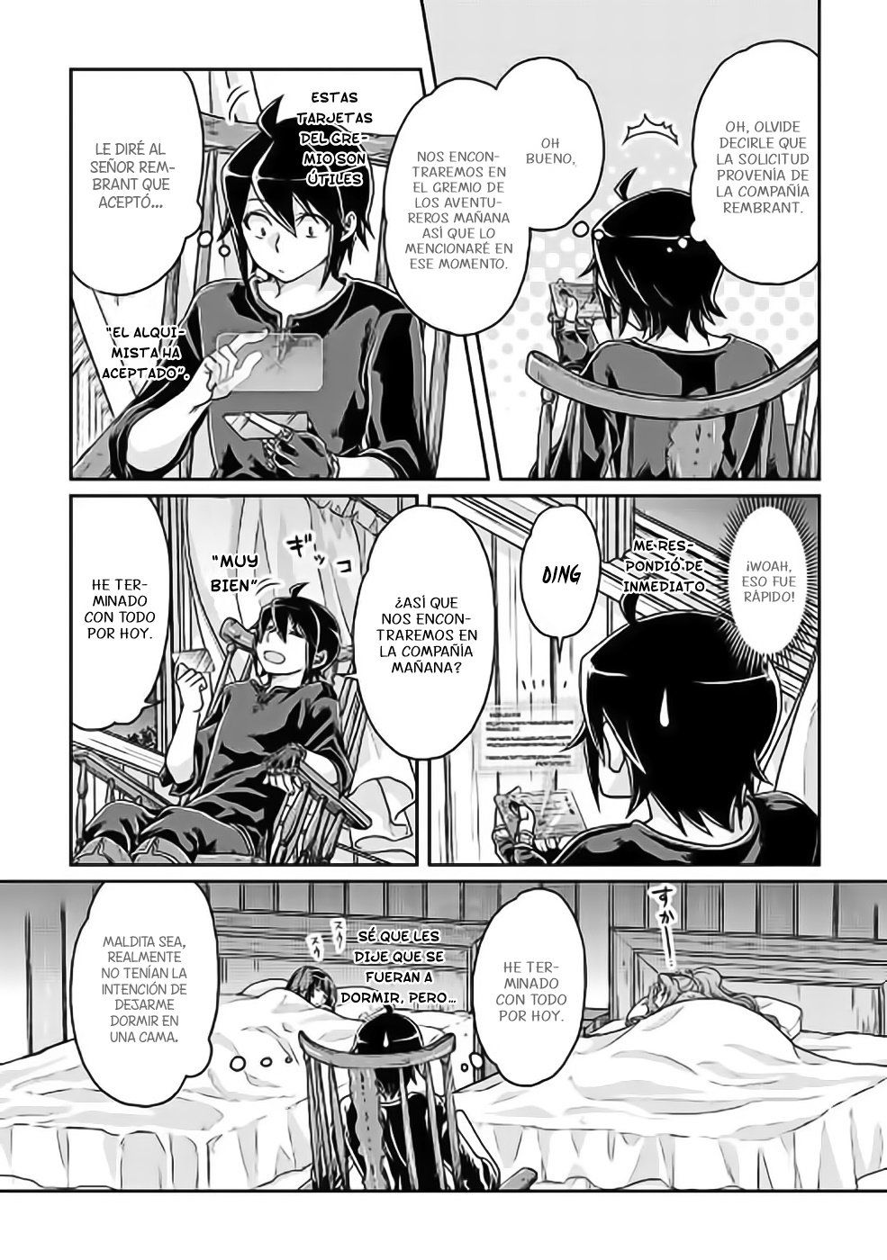 Tsuki ga Michibiku Isekai Douchuu Capitulo 22: Final de un largo día página 17