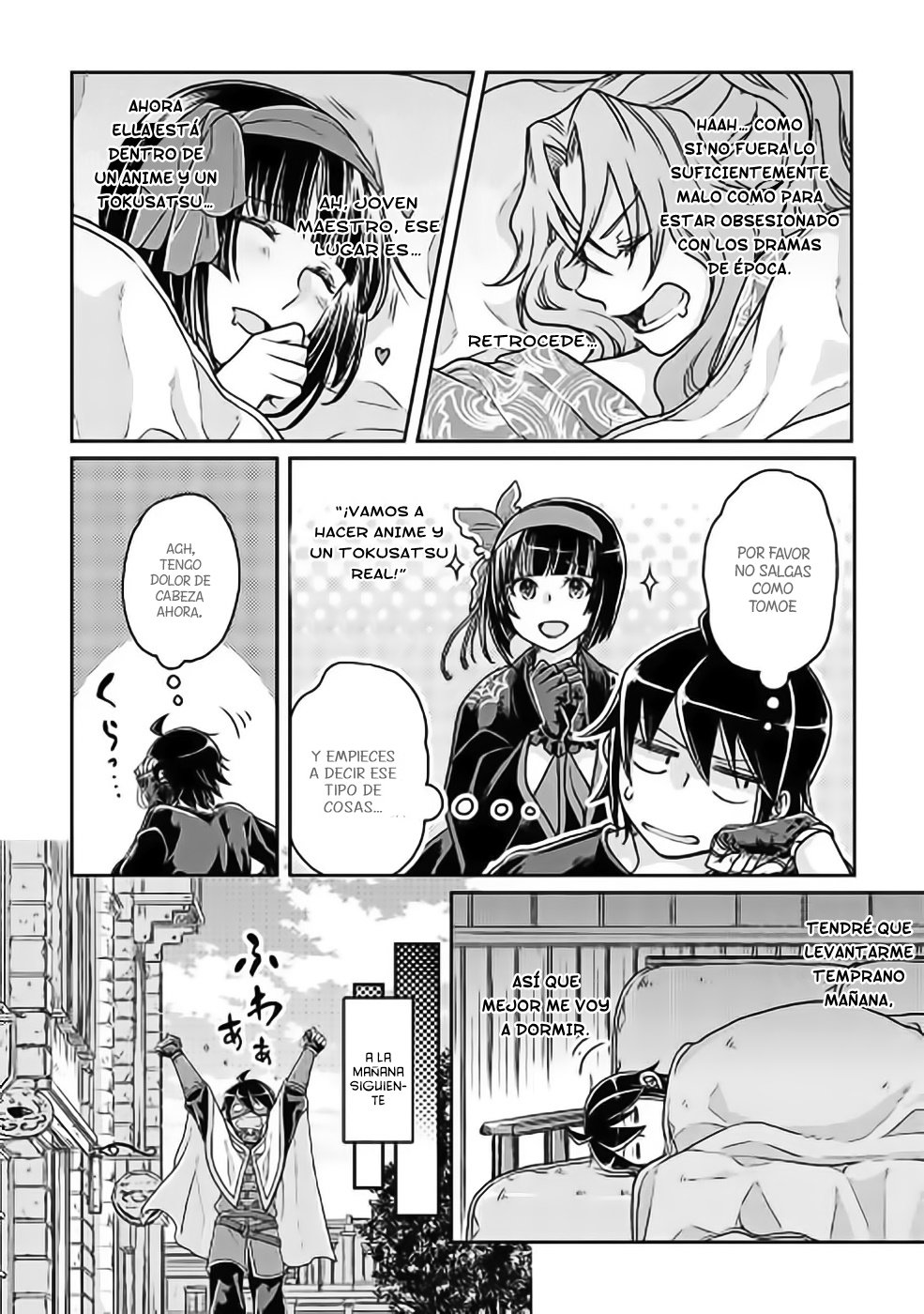 Tsuki ga Michibiku Isekai Douchuu Capitulo 22: Final de un largo día página 18
