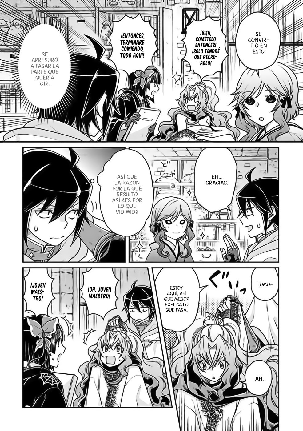 Tsuki ga Michibiku Isekai Douchuu Capitulo 22: Final de un largo día página 6