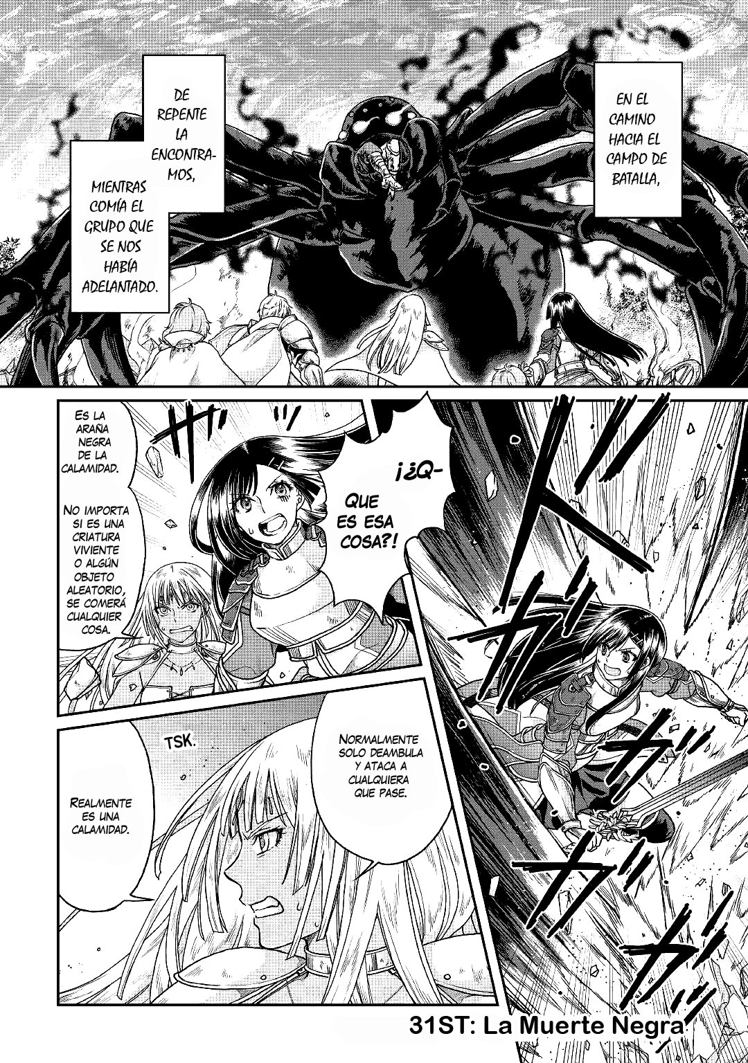 Tsuki ga Michibiku Isekai Douchuu Capitulo 31: La muerte negra página 3
