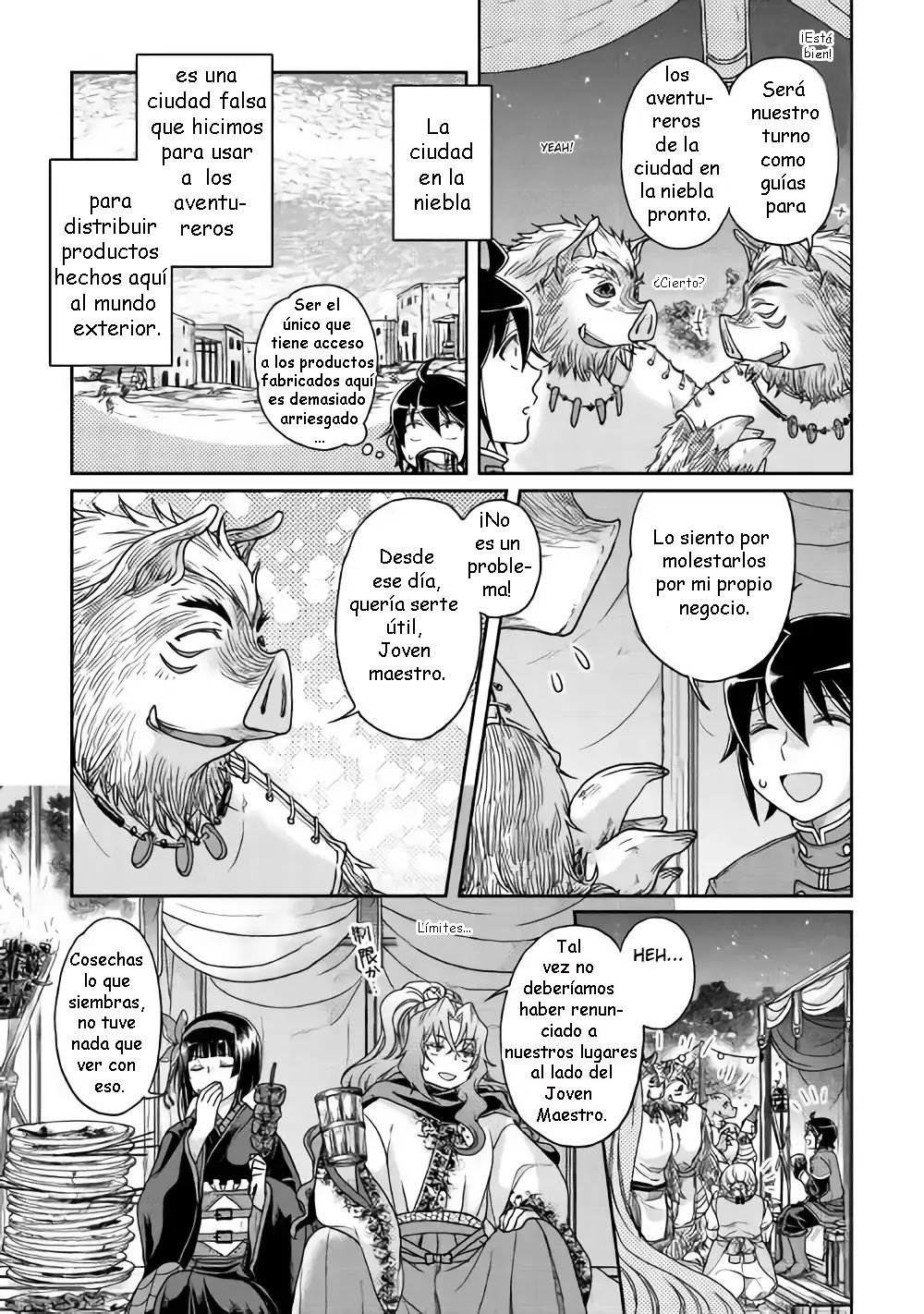 Tsuki ga Michibiku Isekai Douchuu Capitulo 36: El gran banquete no humana página 19
