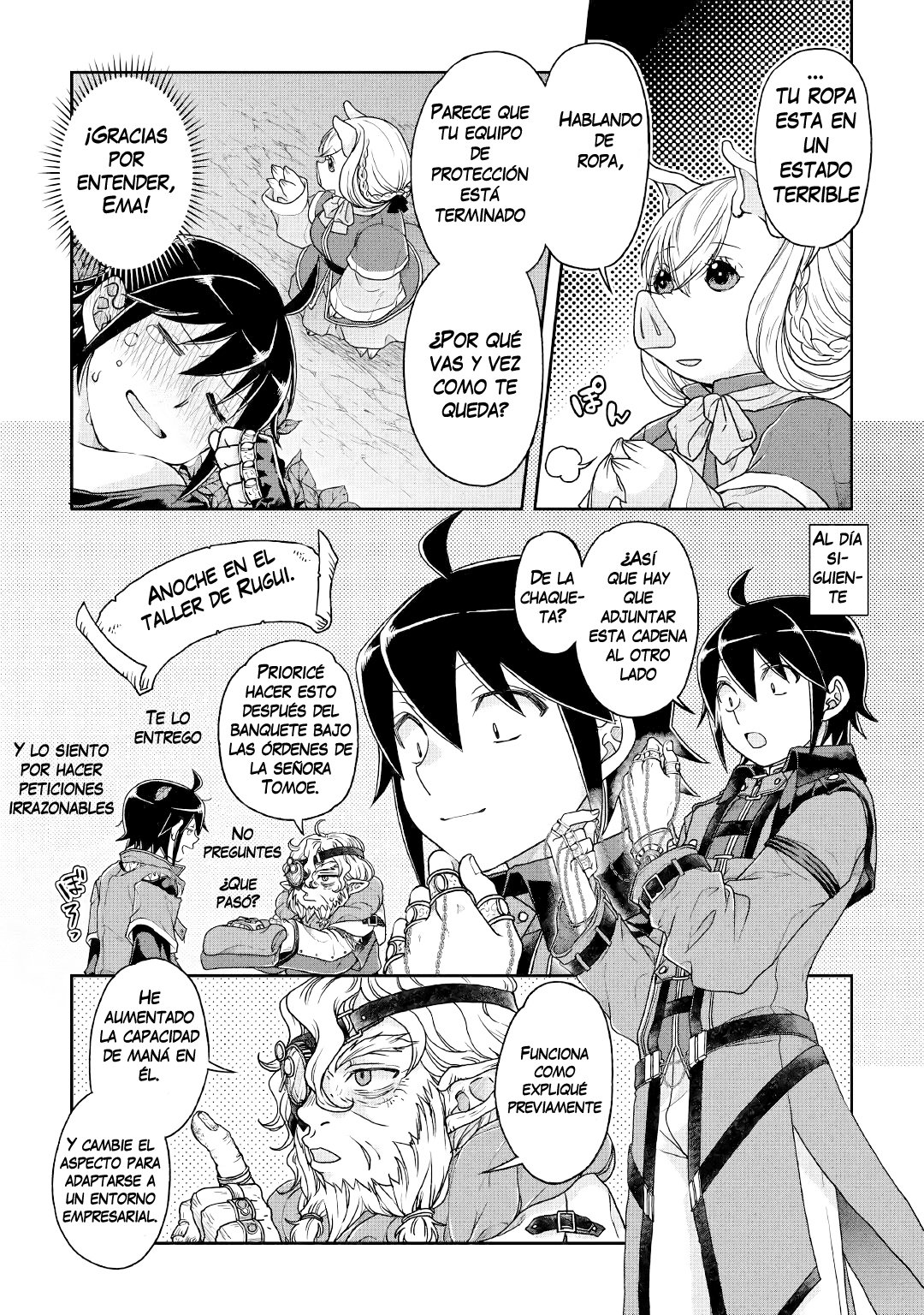 Tsuki ga Michibiku Isekai Douchuu Capitulo 38: Comer o ser comido página 9