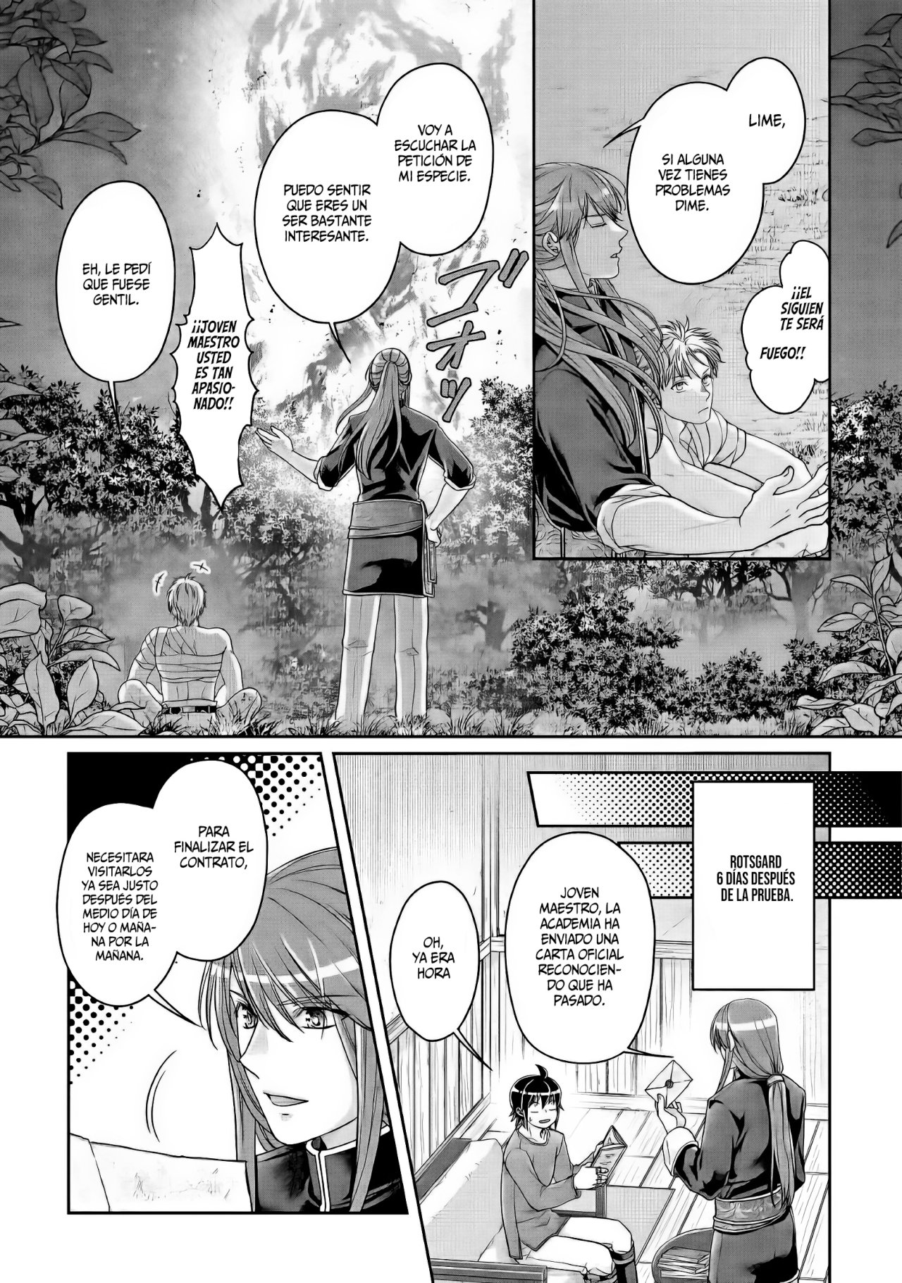 Tsuki ga Michibiku Isekai Douchuu Capitulo 66: Dragón Latte. página 25