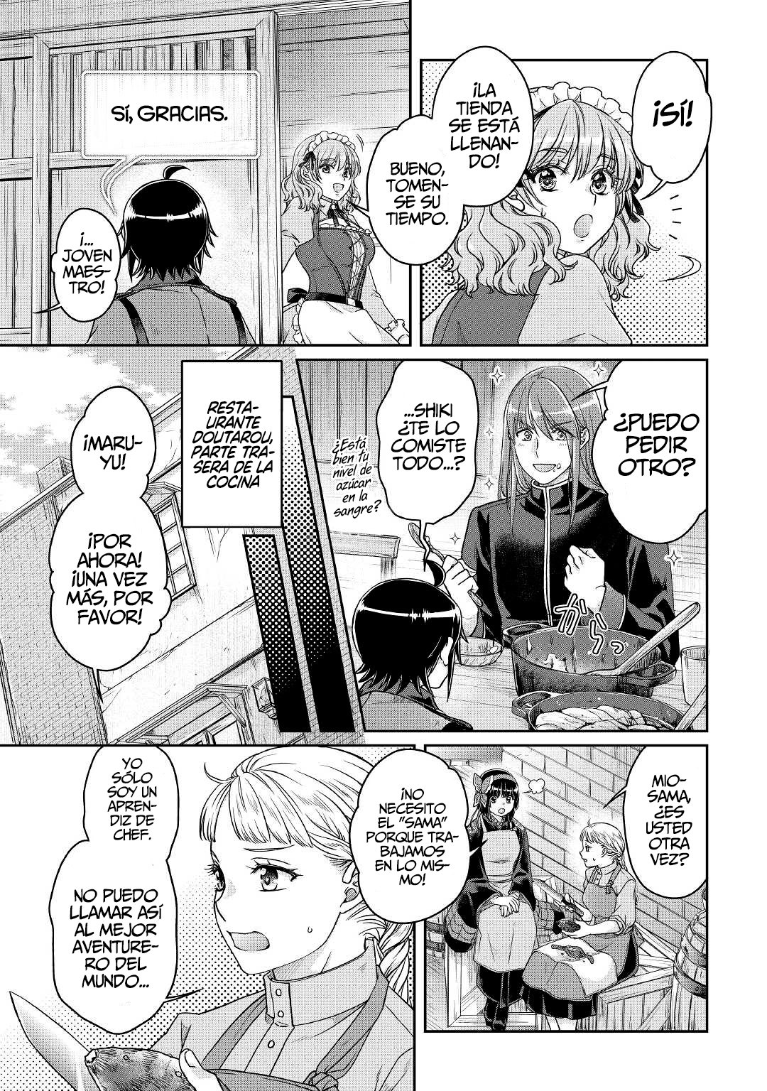 Tsuki ga Michibiku Isekai Douchuu Capitulo 67: Dulce Paraiso página 7