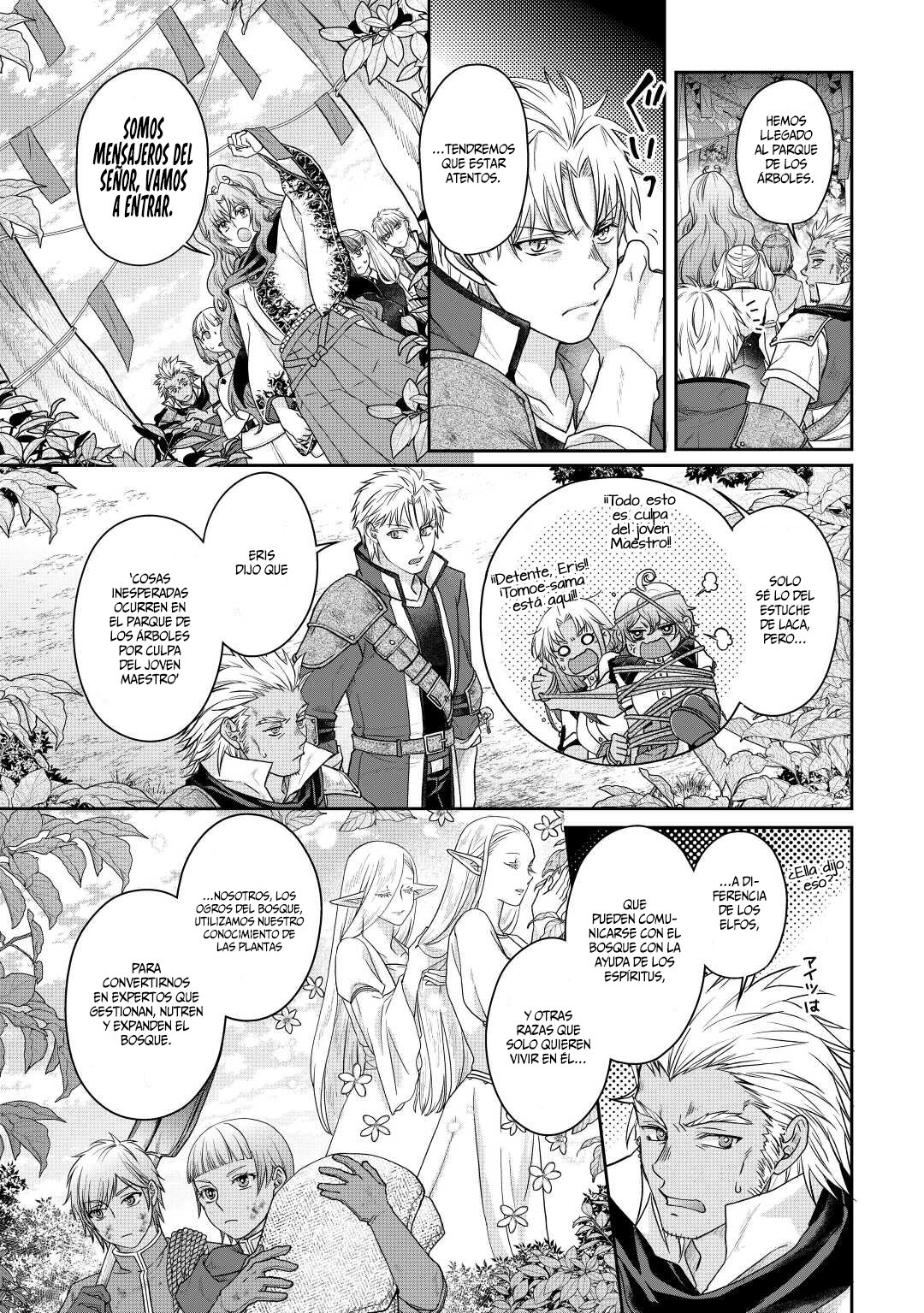Tsuki ga Michibiku Isekai Douchuu Capitulo 75: Vegetales Preocupantes. página 10