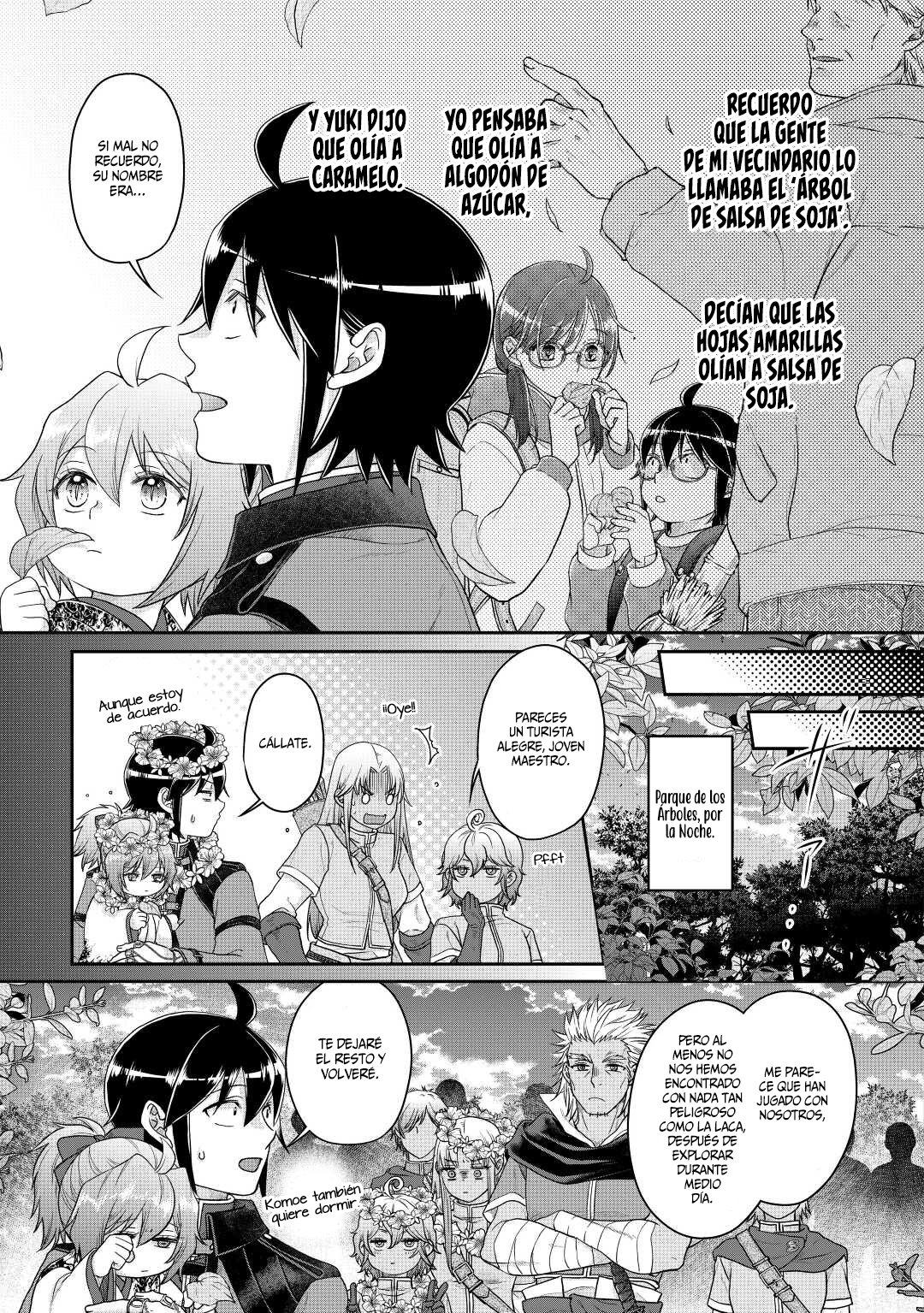 Tsuki ga Michibiku Isekai Douchuu Capitulo 75: Vegetales Preocupantes. página 14