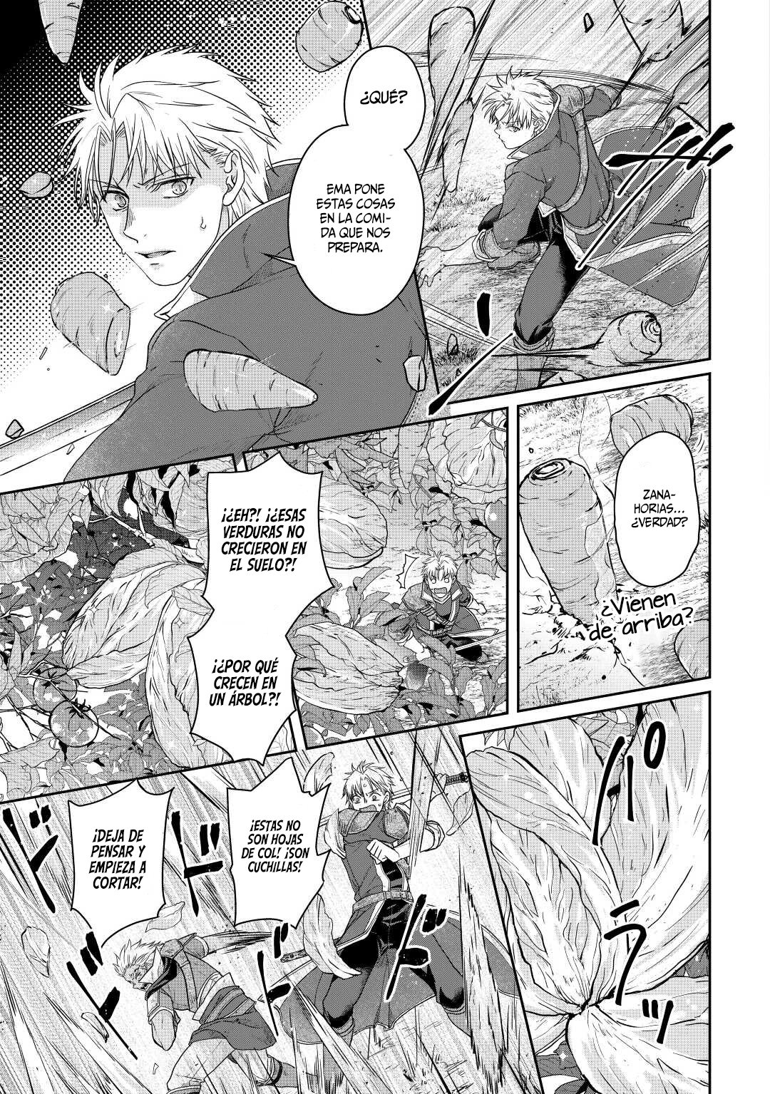 Tsuki ga Michibiku Isekai Douchuu Capitulo 75: Vegetales Preocupantes. página 16
