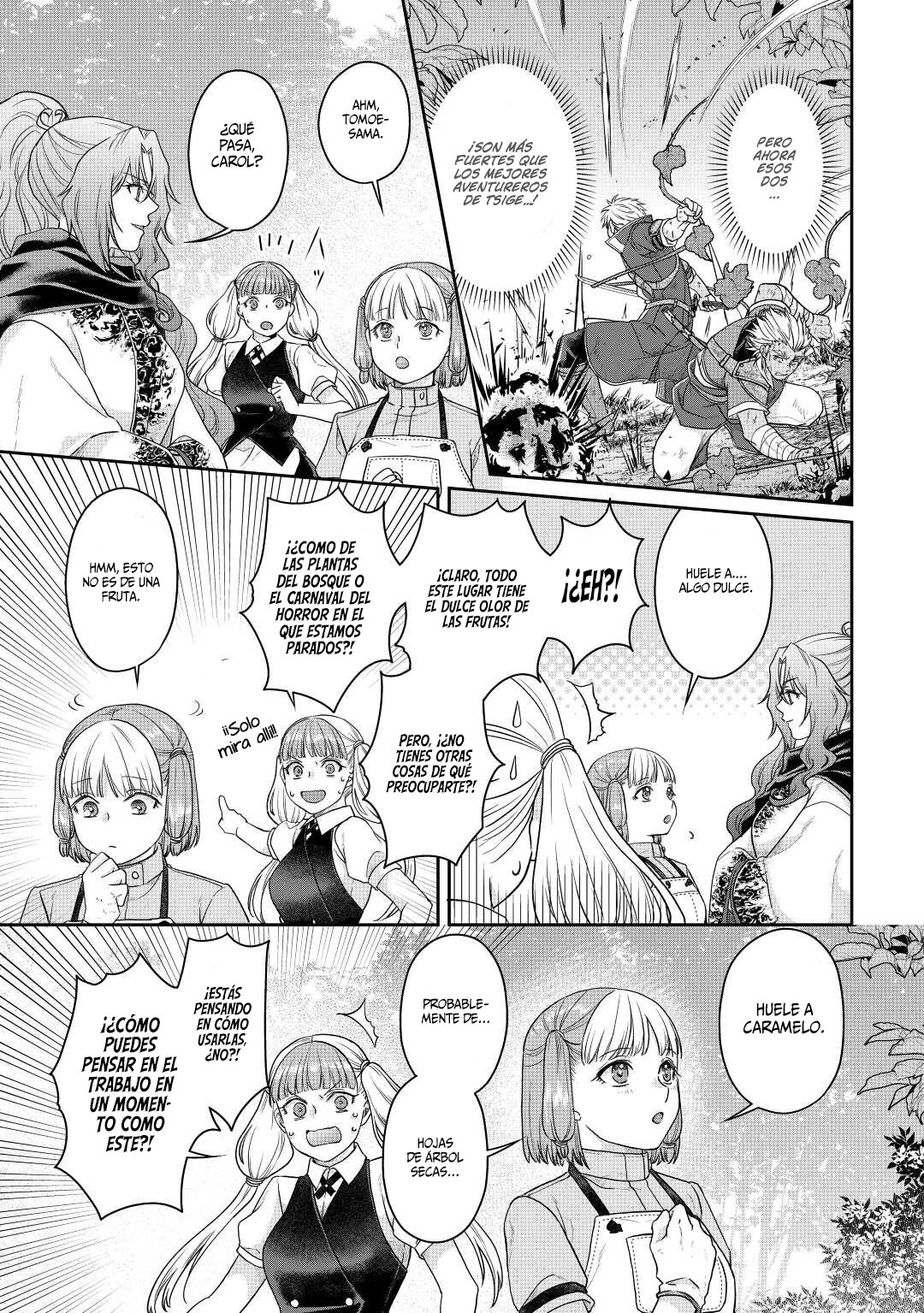 Tsuki ga Michibiku Isekai Douchuu Capitulo 75: Vegetales Preocupantes. página 20