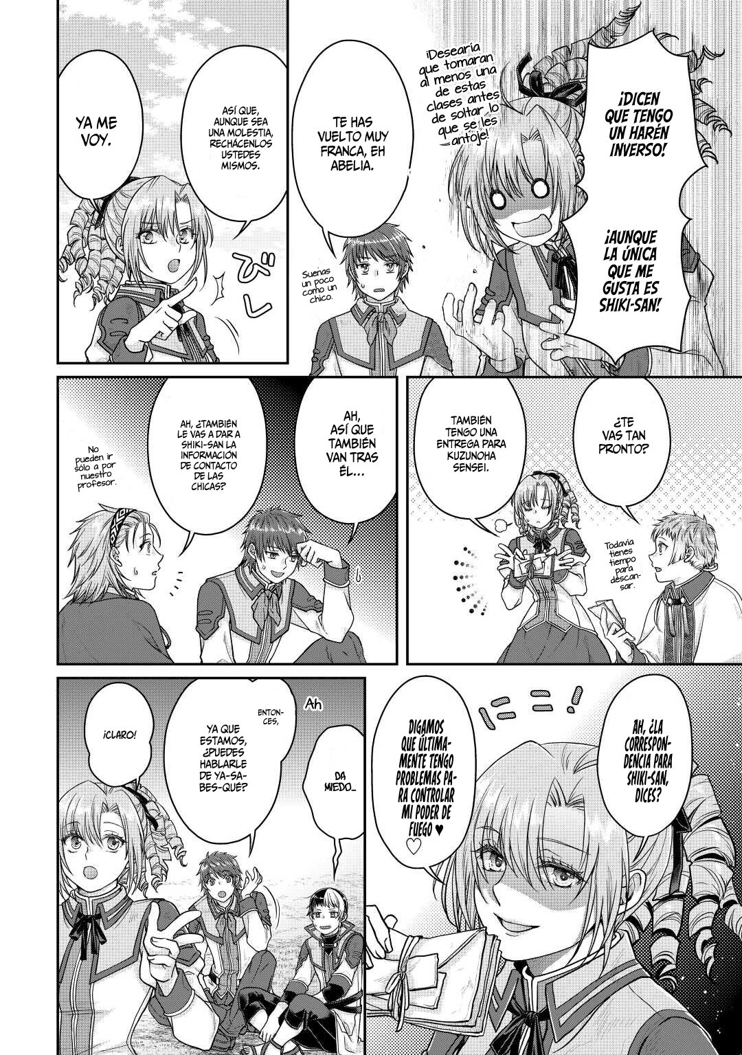 Tsuki ga Michibiku Isekai Douchuu Capitulo 78: Dificultad para ajustar la potencia de Fuego. página 11