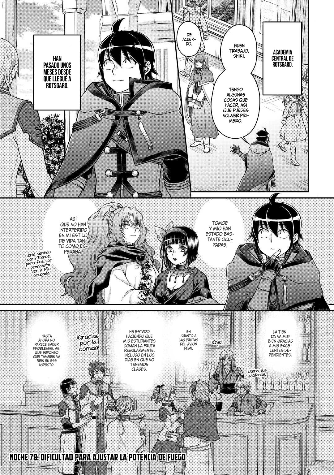 Tsuki ga Michibiku Isekai Douchuu Capitulo 78: Dificultad para ajustar la potencia de Fuego. página 4