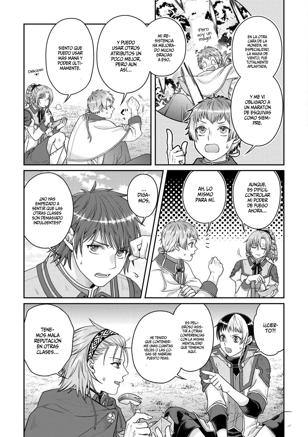 Tsuki ga Michibiku Isekai Douchuu Capitulo 78: Dificultad para ajustar la potencia de Fuego. página 8