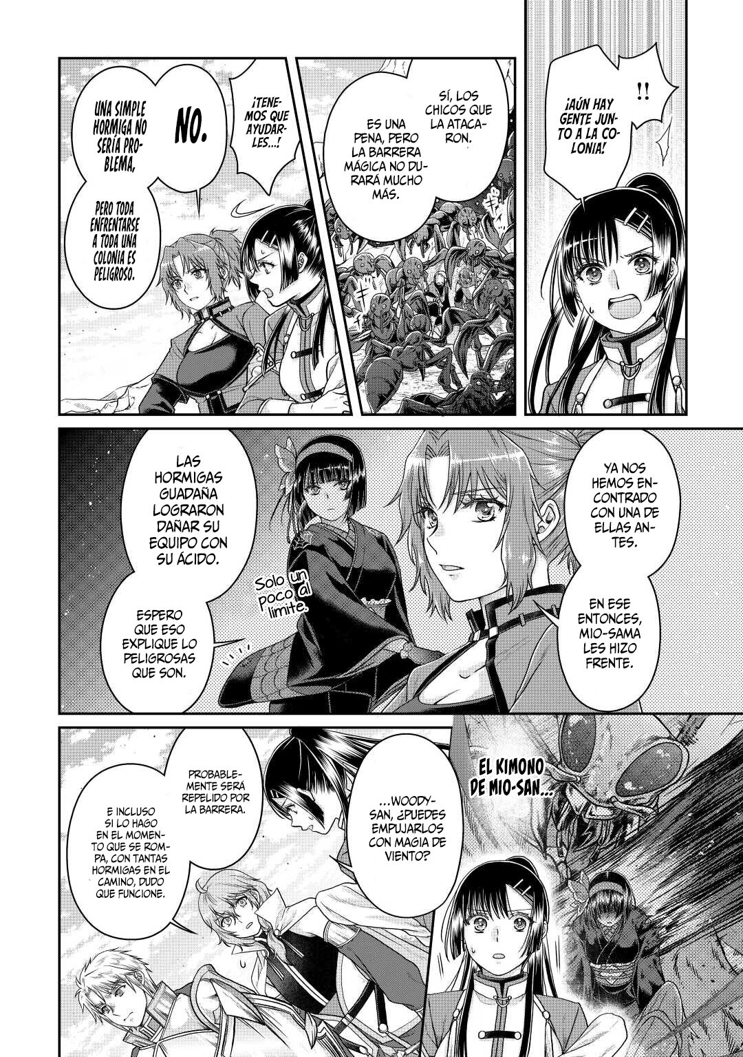 Tsuki ga Michibiku Isekai Douchuu Capitulo 81: Armadura Lobo Plateado. página 9