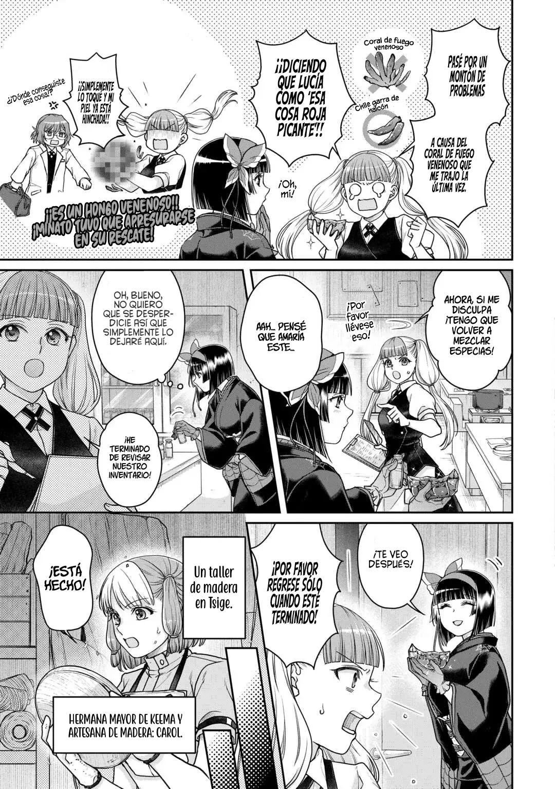 Tsuki ga Michibiku Isekai Douchuu Capitulo 92: Cocina del Infierno. página 6