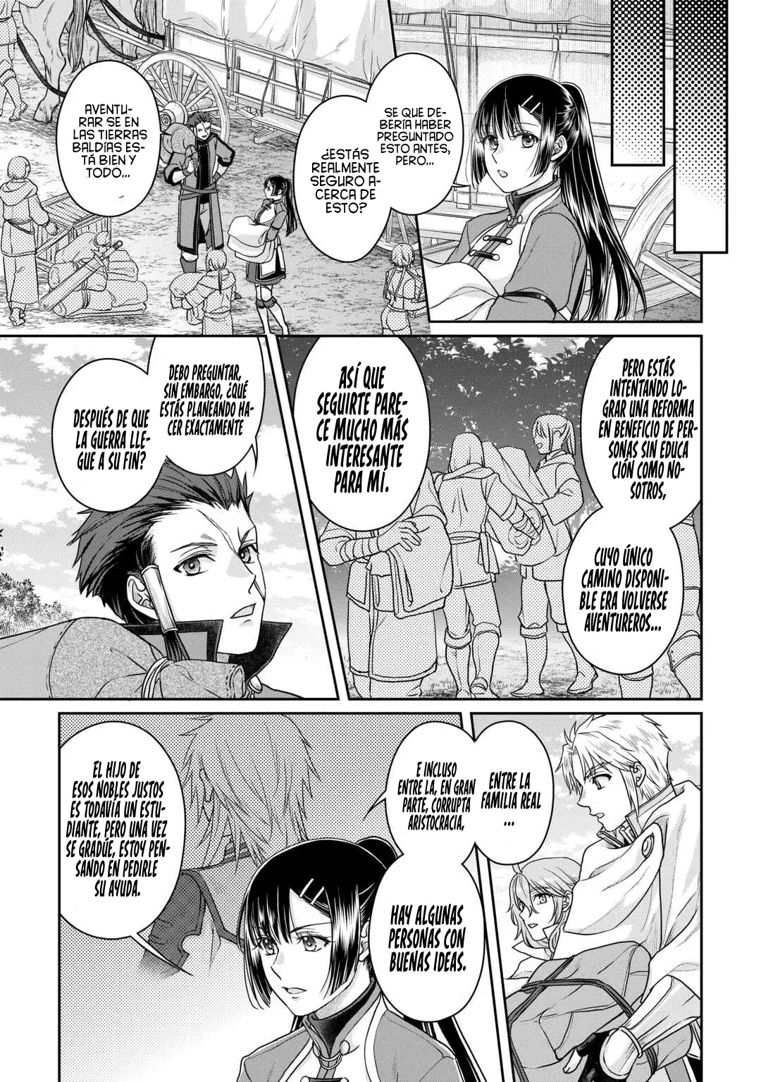 Tsuki ga Michibiku Isekai Douchuu Capitulo 94: Una Triste o Quizás Amarga Despedida. página 22