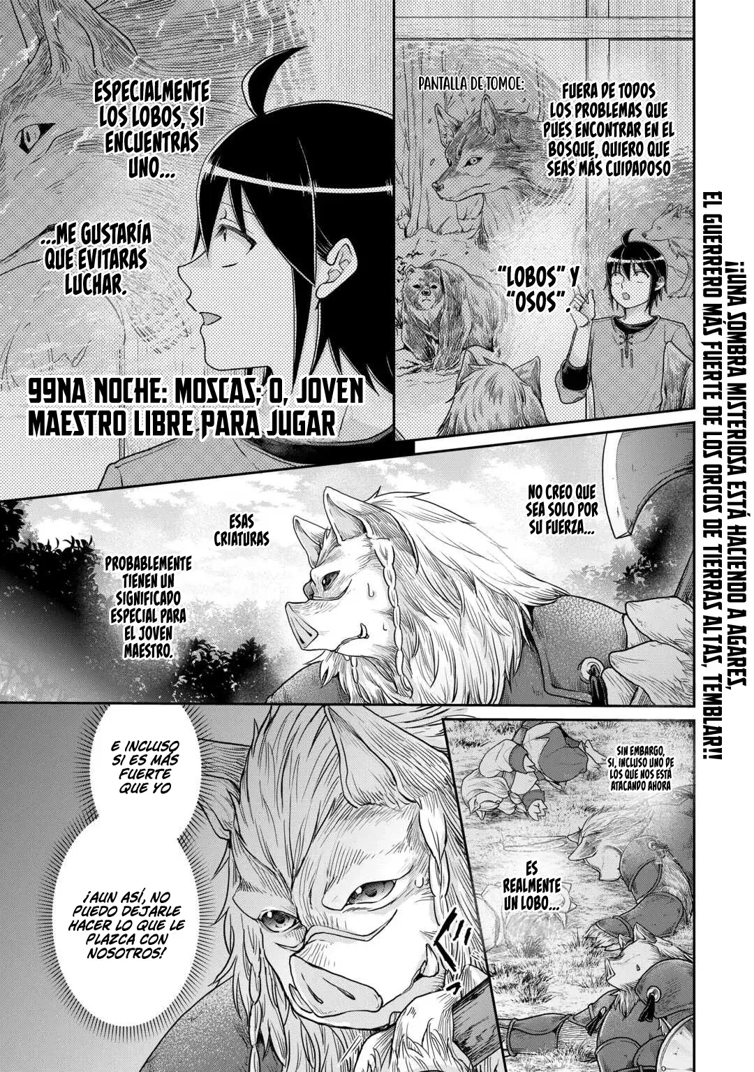 Tsuki ga Michibiku Isekai Douchuu Capitulo 99: Moscas; o, Joven Maestro Libre para Jugar. página 4
