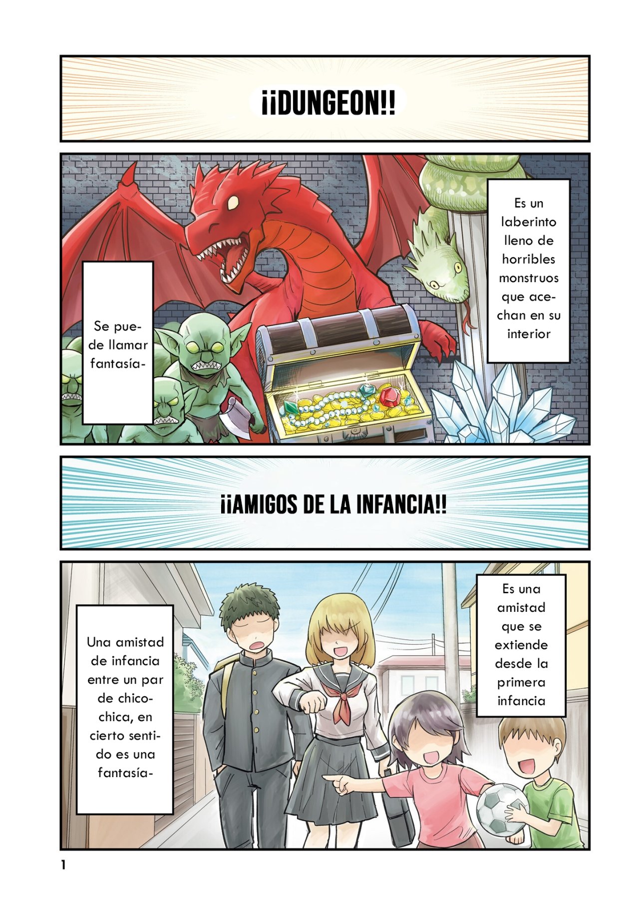 Dungeon No Osananajimi Capitulo 1 página 2