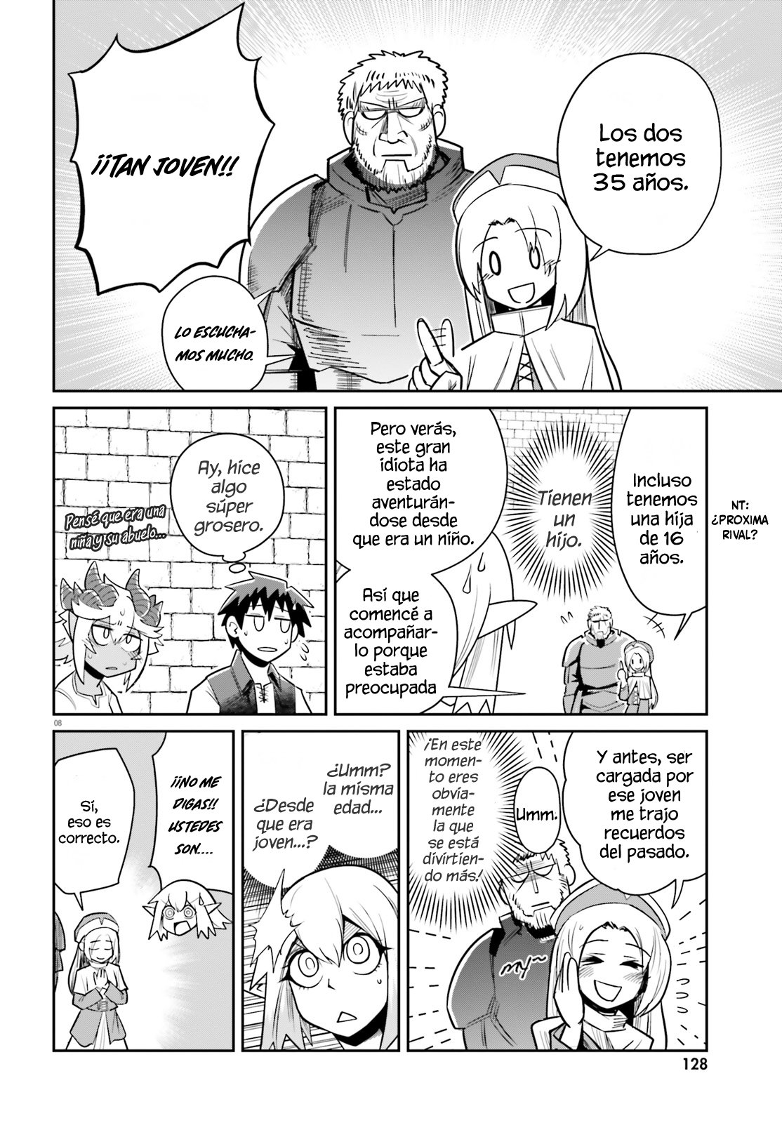Dungeon No Osananajimi Capitulo 10: No me canso de los amigos de la infancia página 8