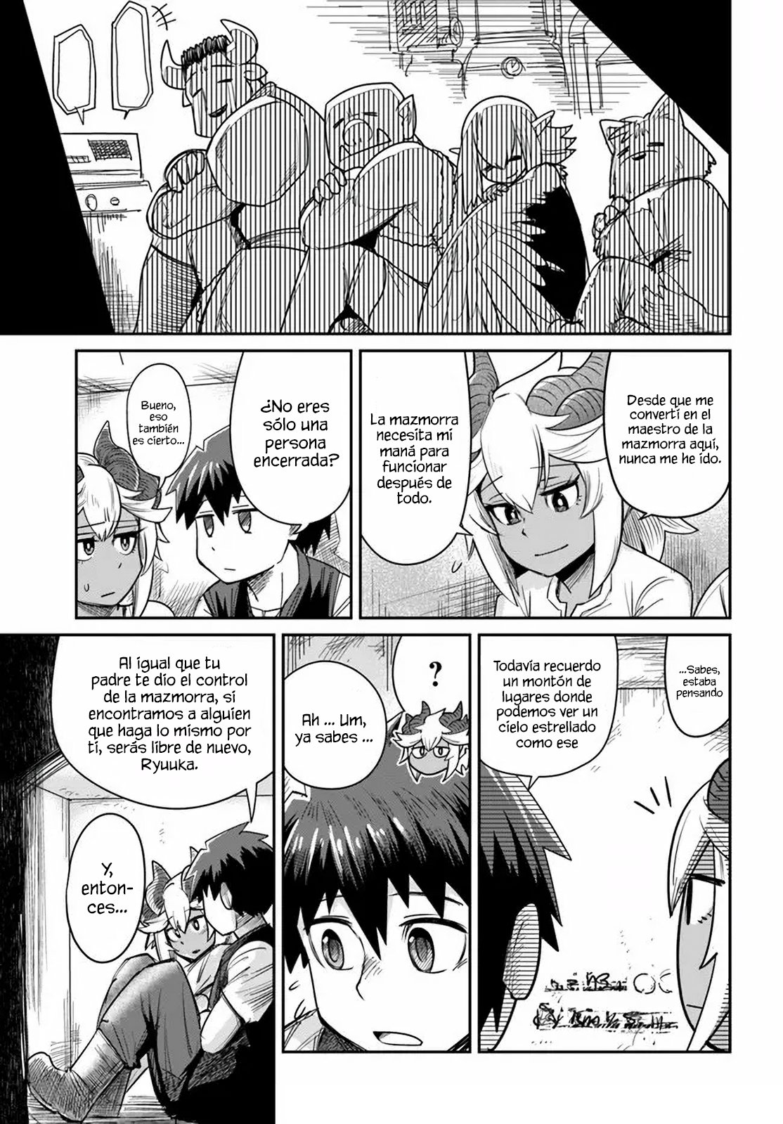 Dungeon No Osananajimi Capitulo 12: Los cuatro idiotas no pueden salir. página 10