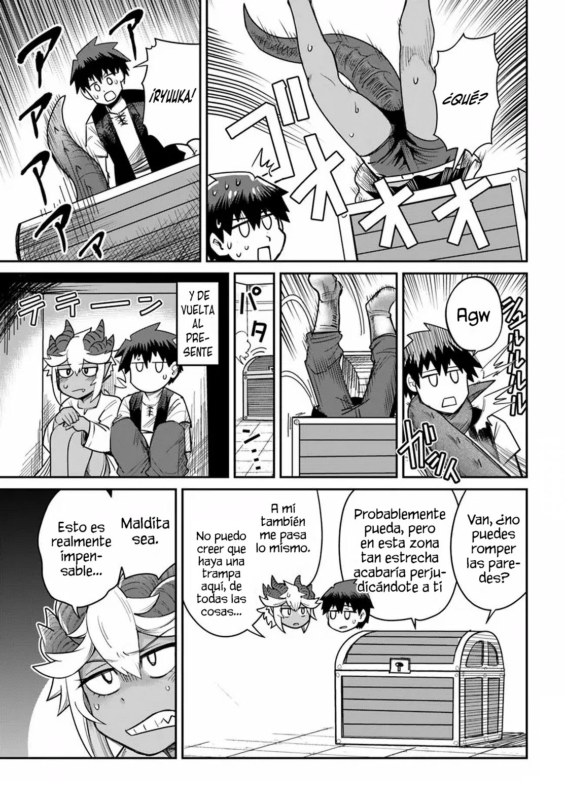 Dungeon No Osananajimi Capitulo 12: Los cuatro idiotas no pueden salir. página 4